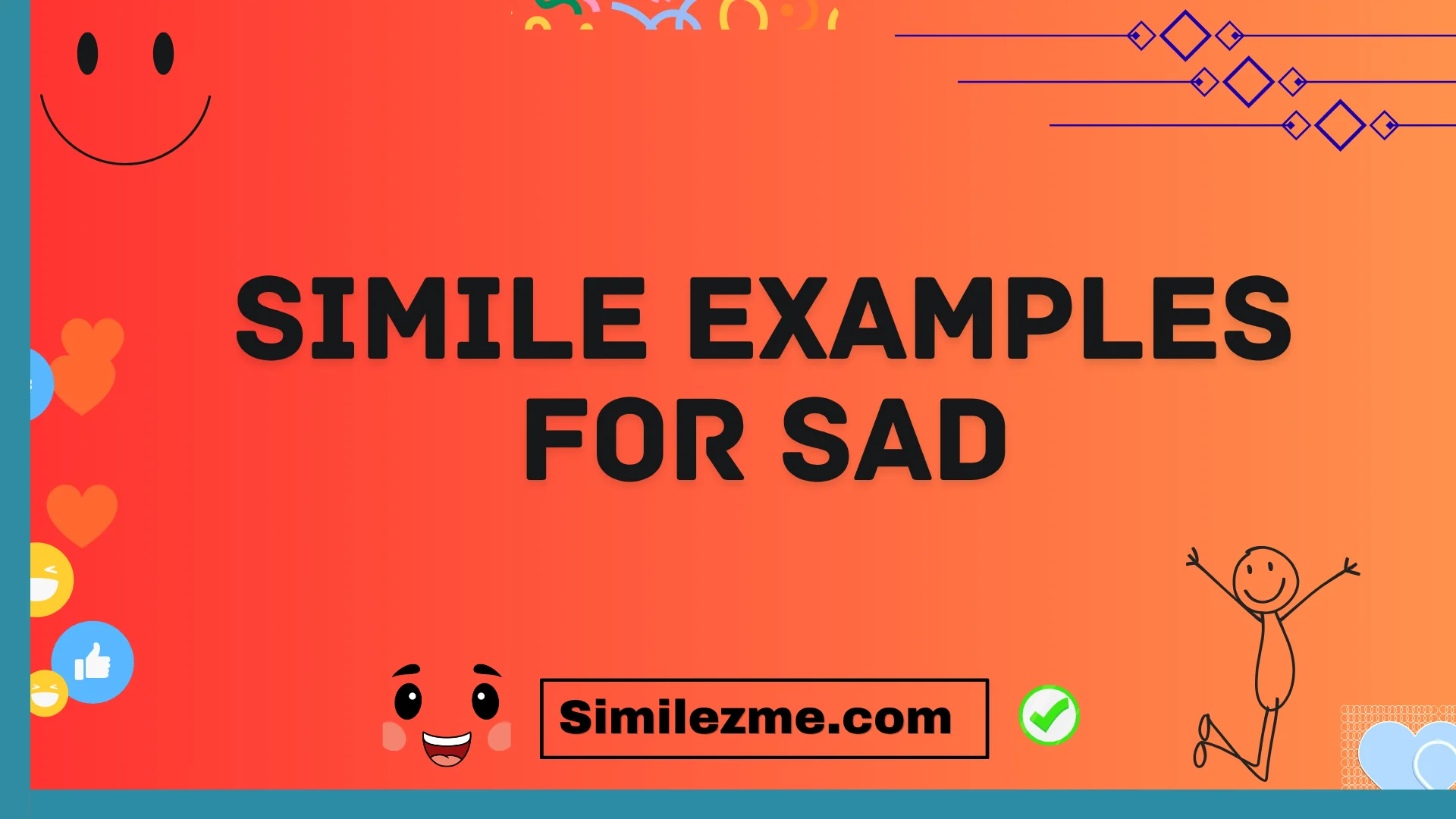 simile examples for sad