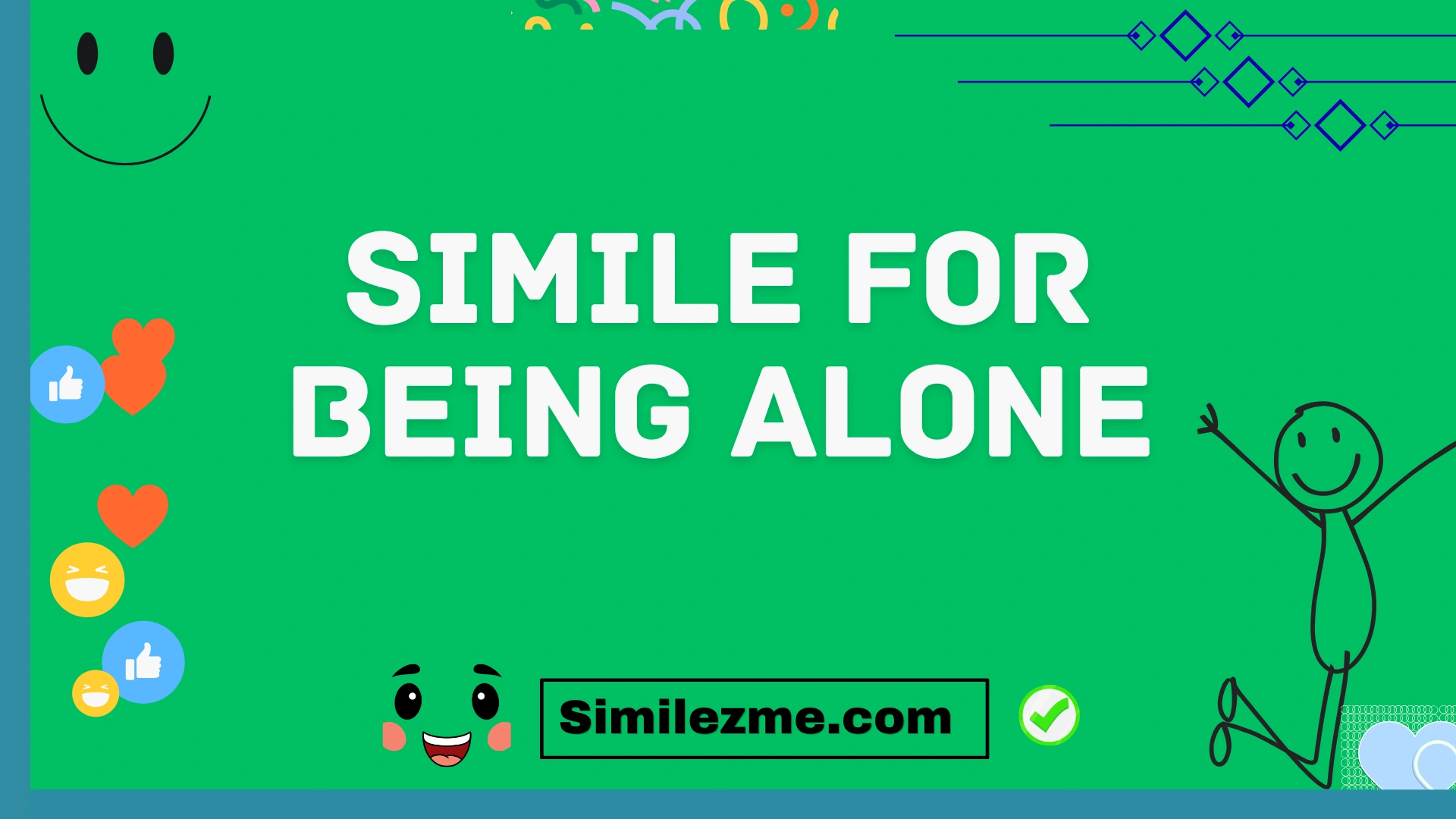 simile for being alone