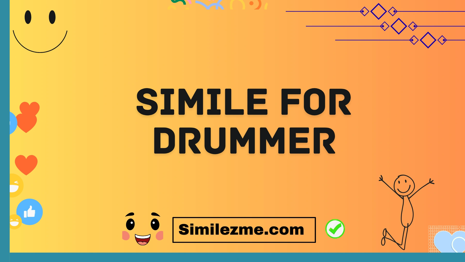 simile for drummer