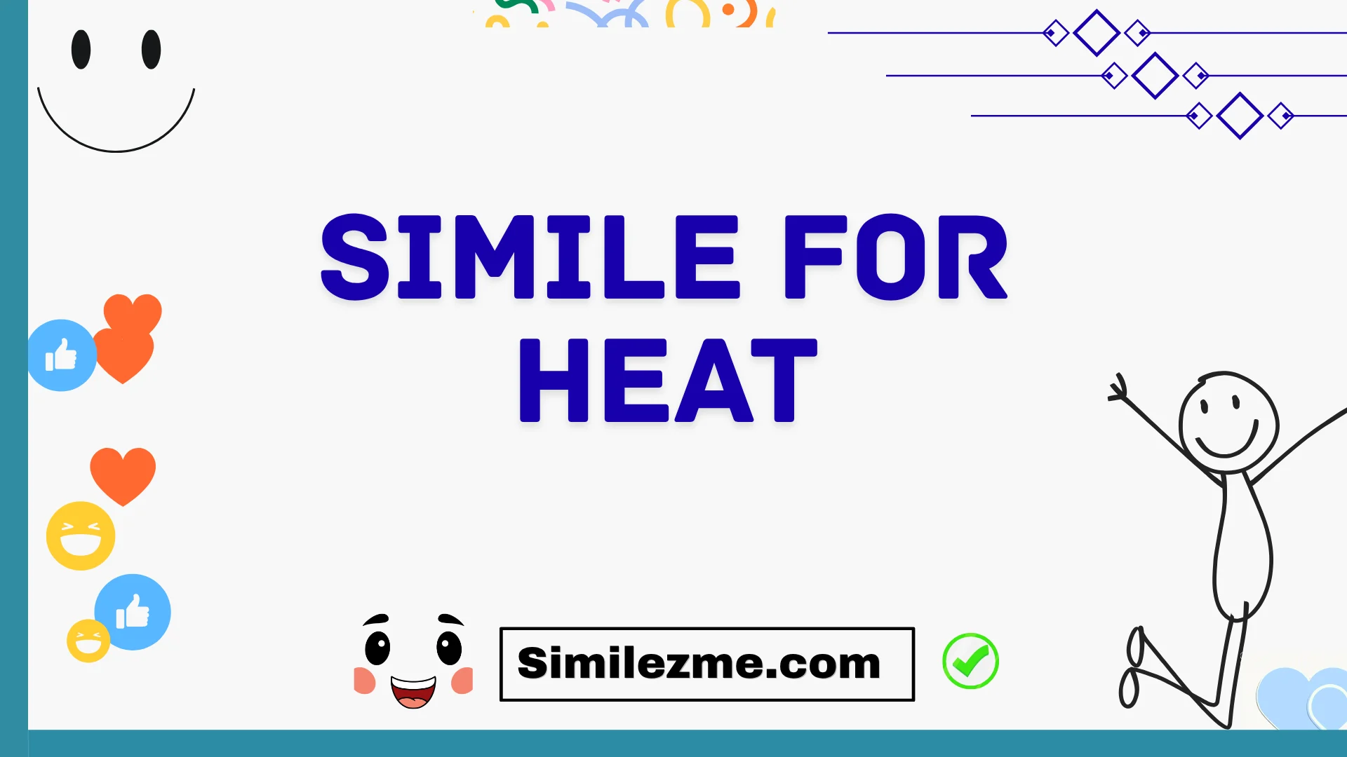 simile for heat