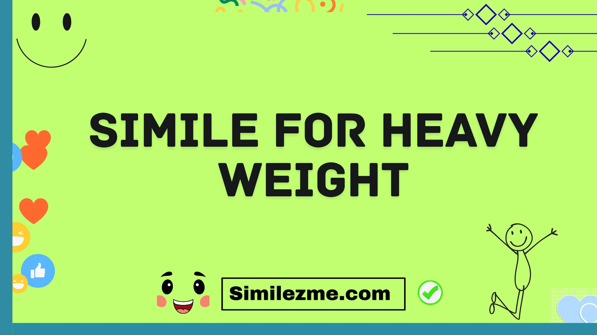 simile for heavy weight