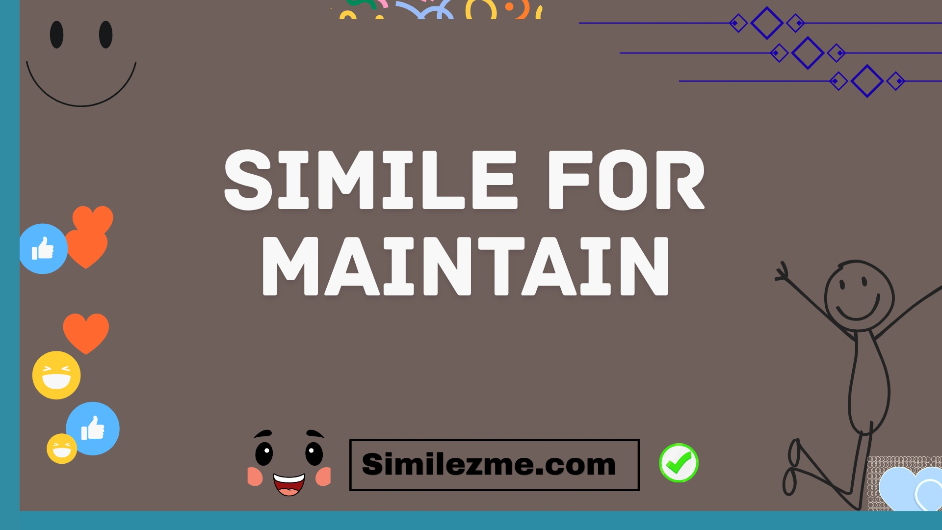 simile for maintain