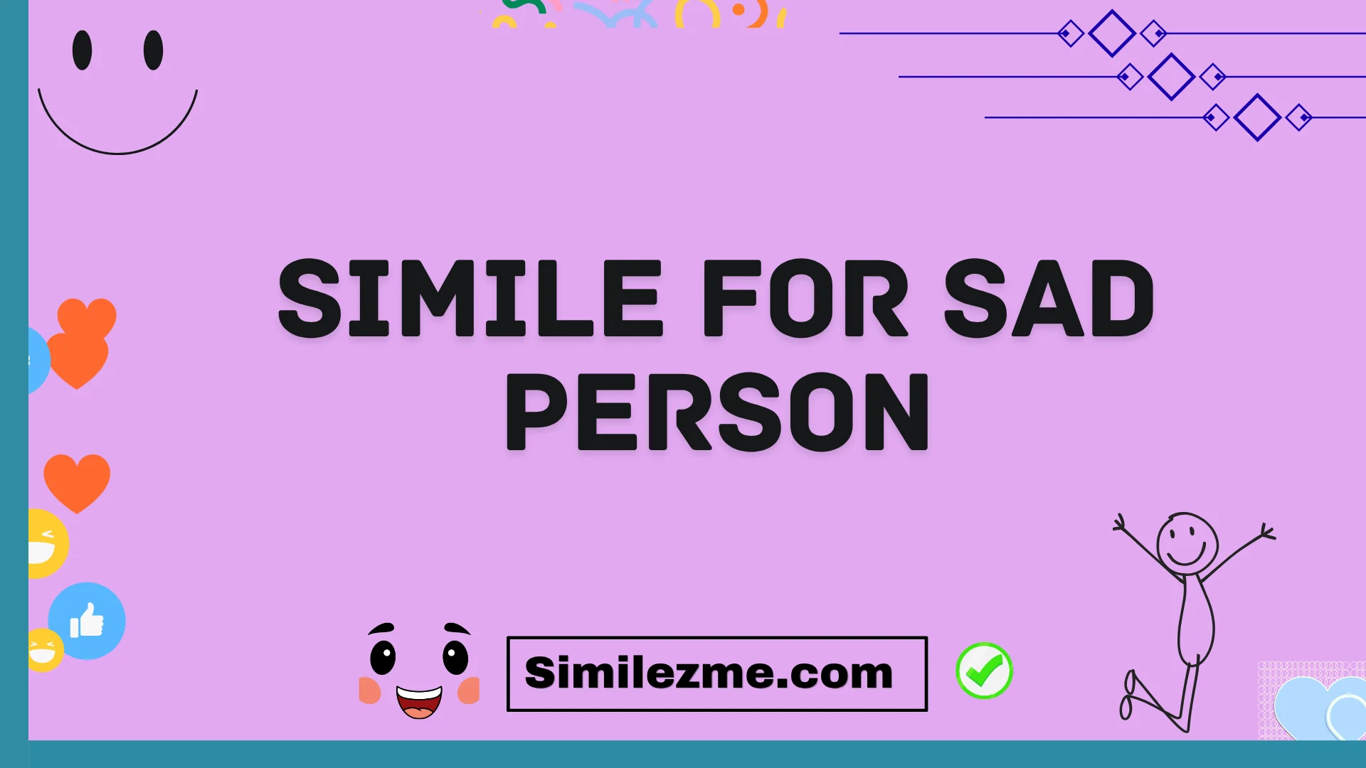 simile for sad person