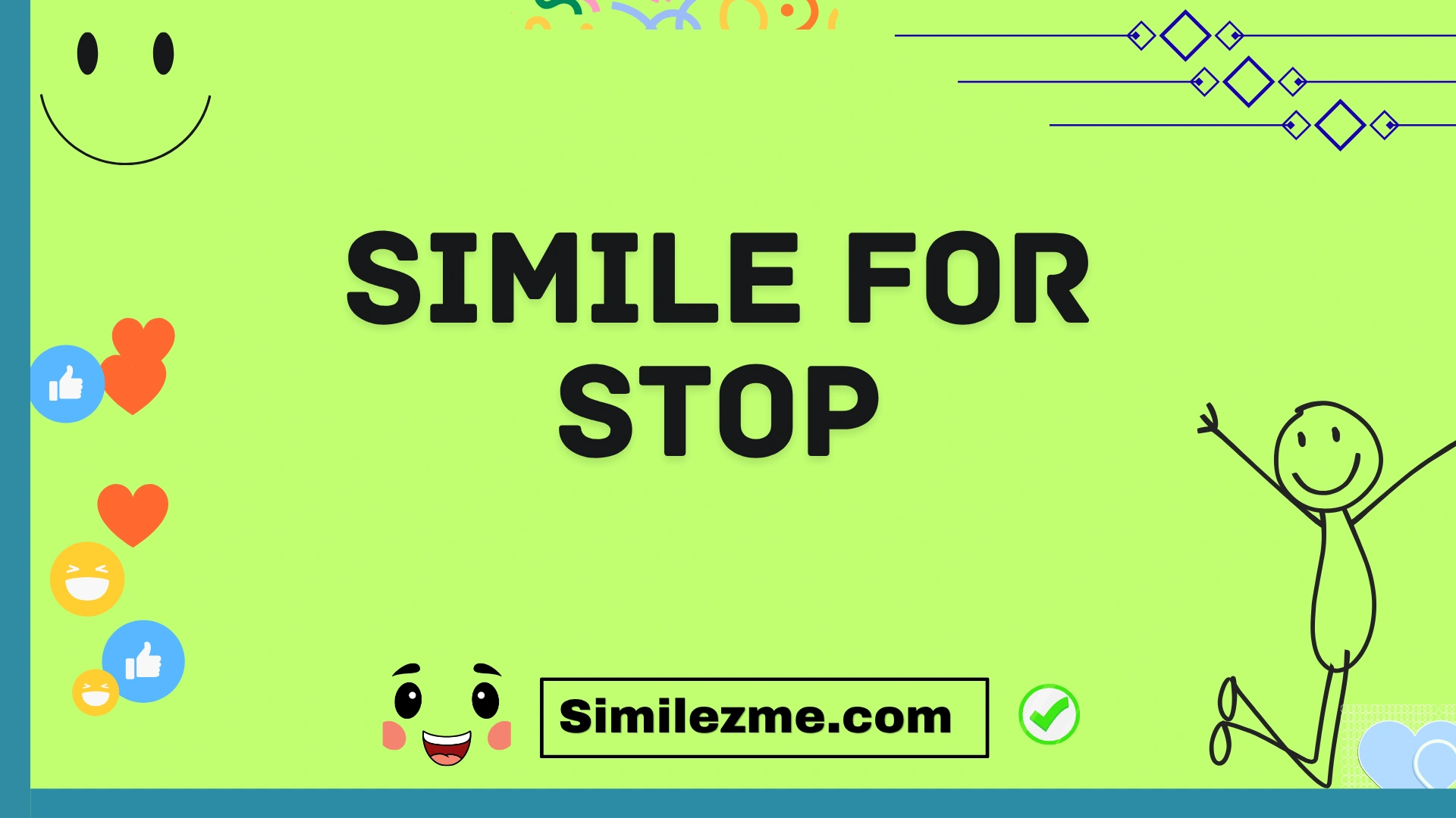 simile for stop