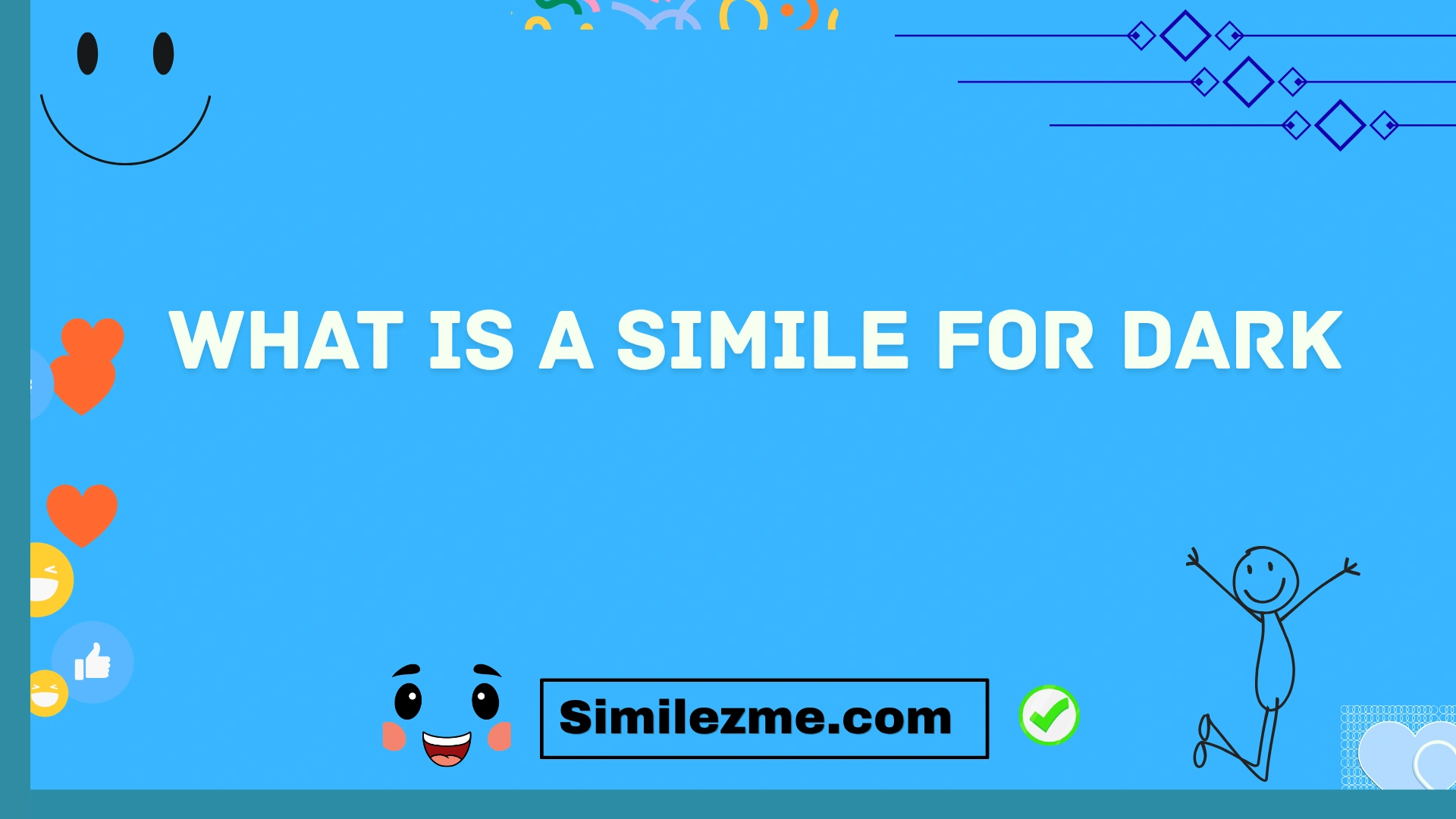what is a simile for dark