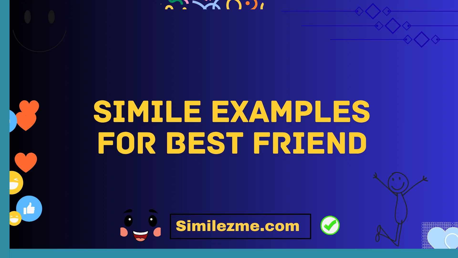 simile examples for best friend