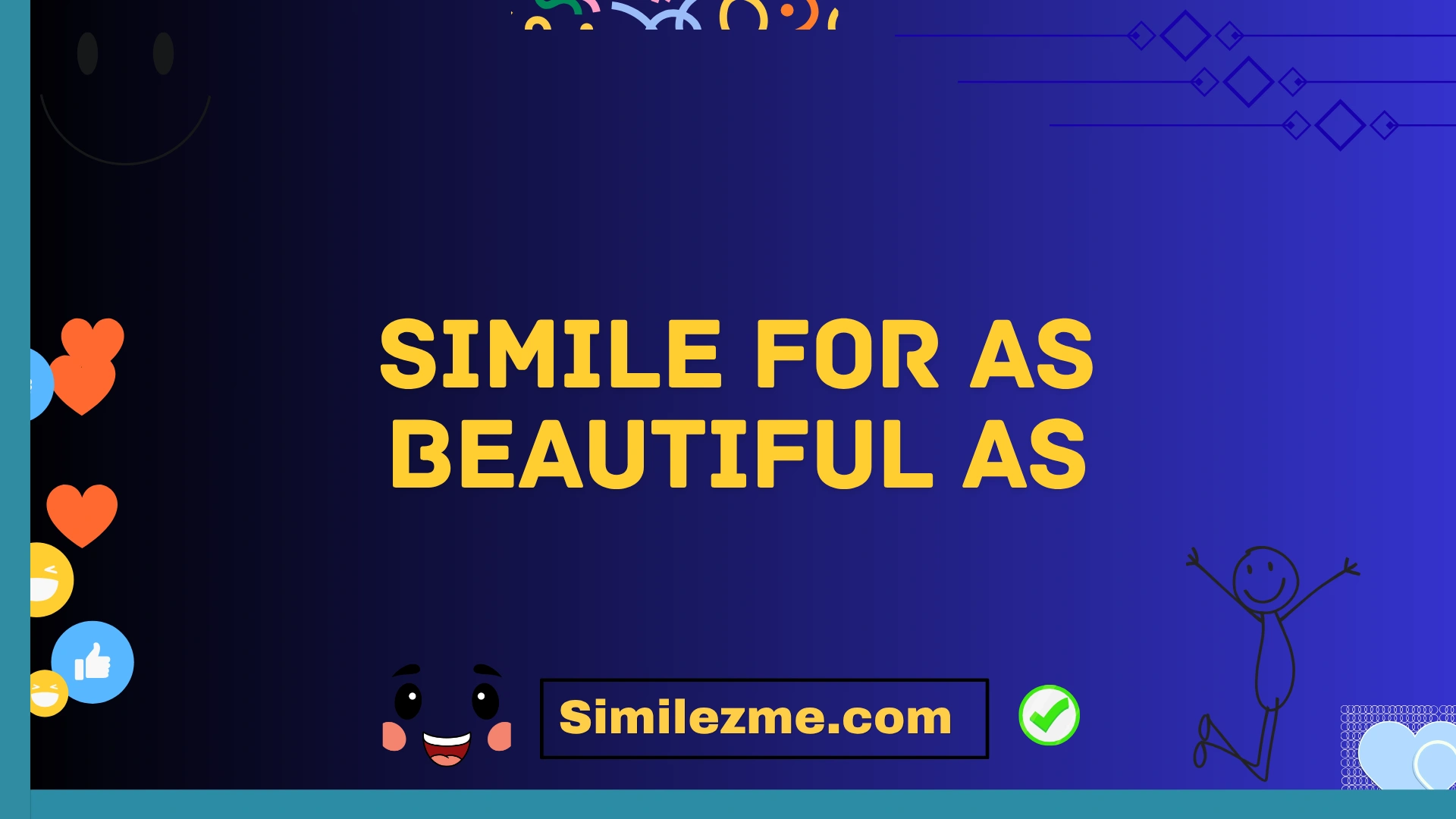 simile for as beautiful as
