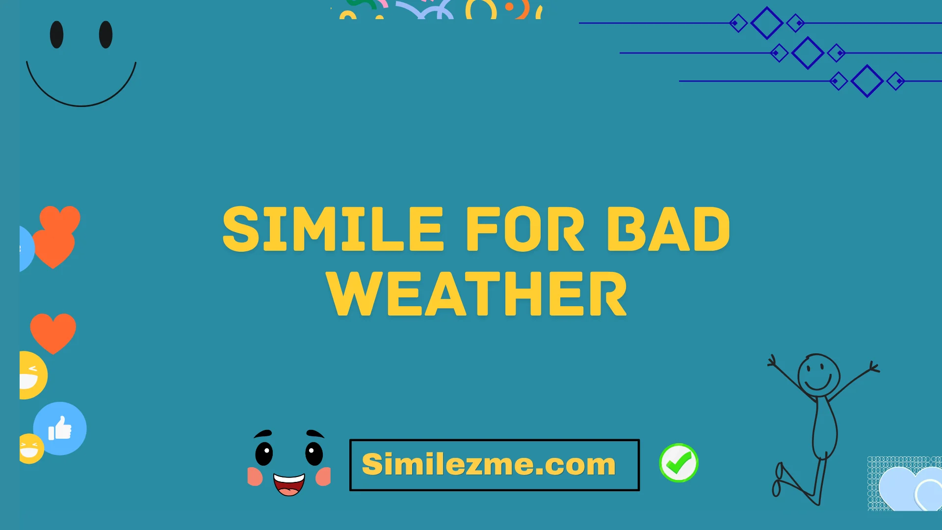 simile for bad weather