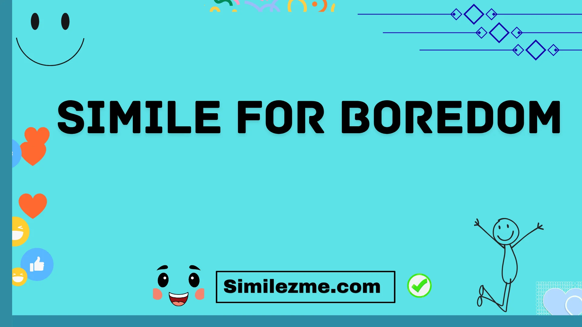 simile for boredom