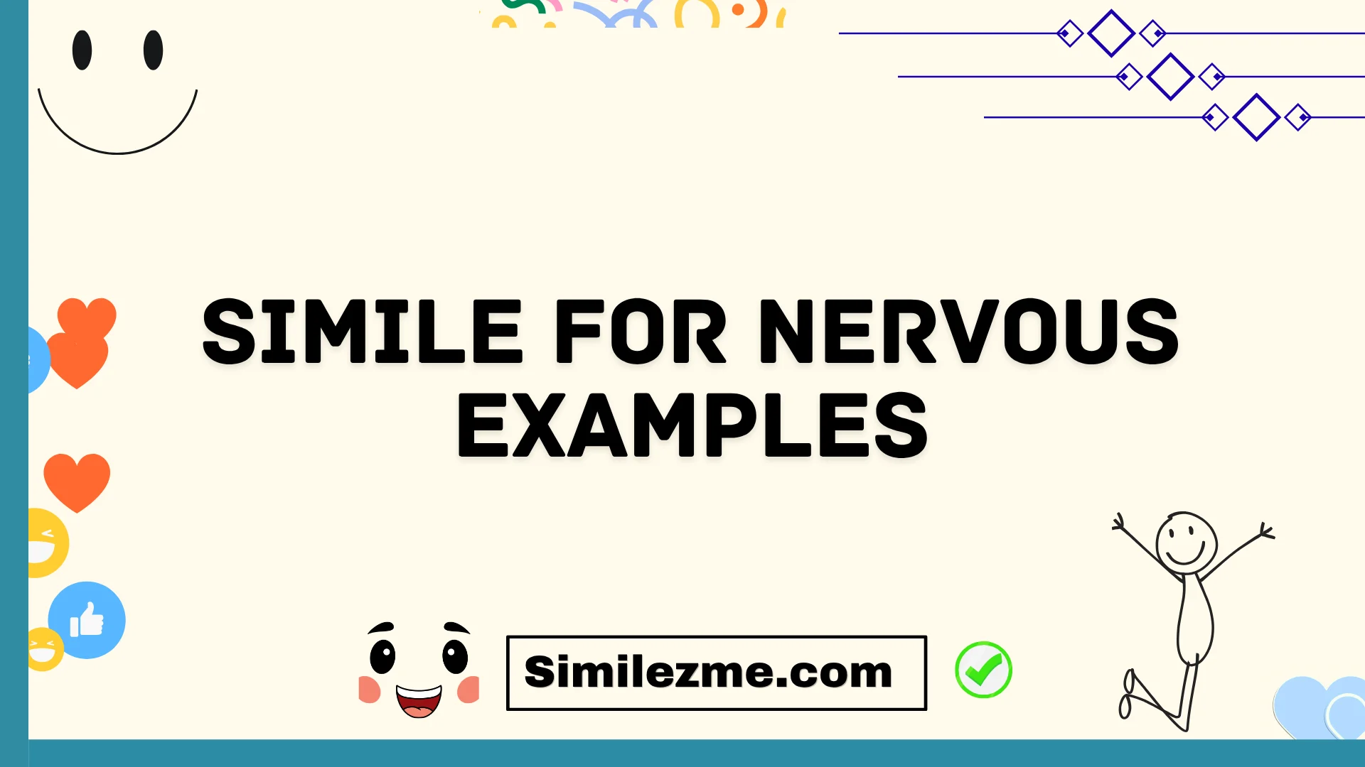 simile for nervous examples