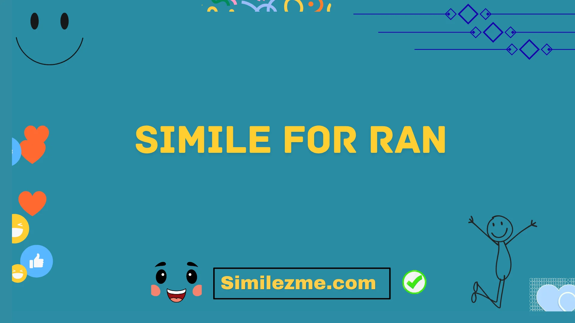 simile for ran