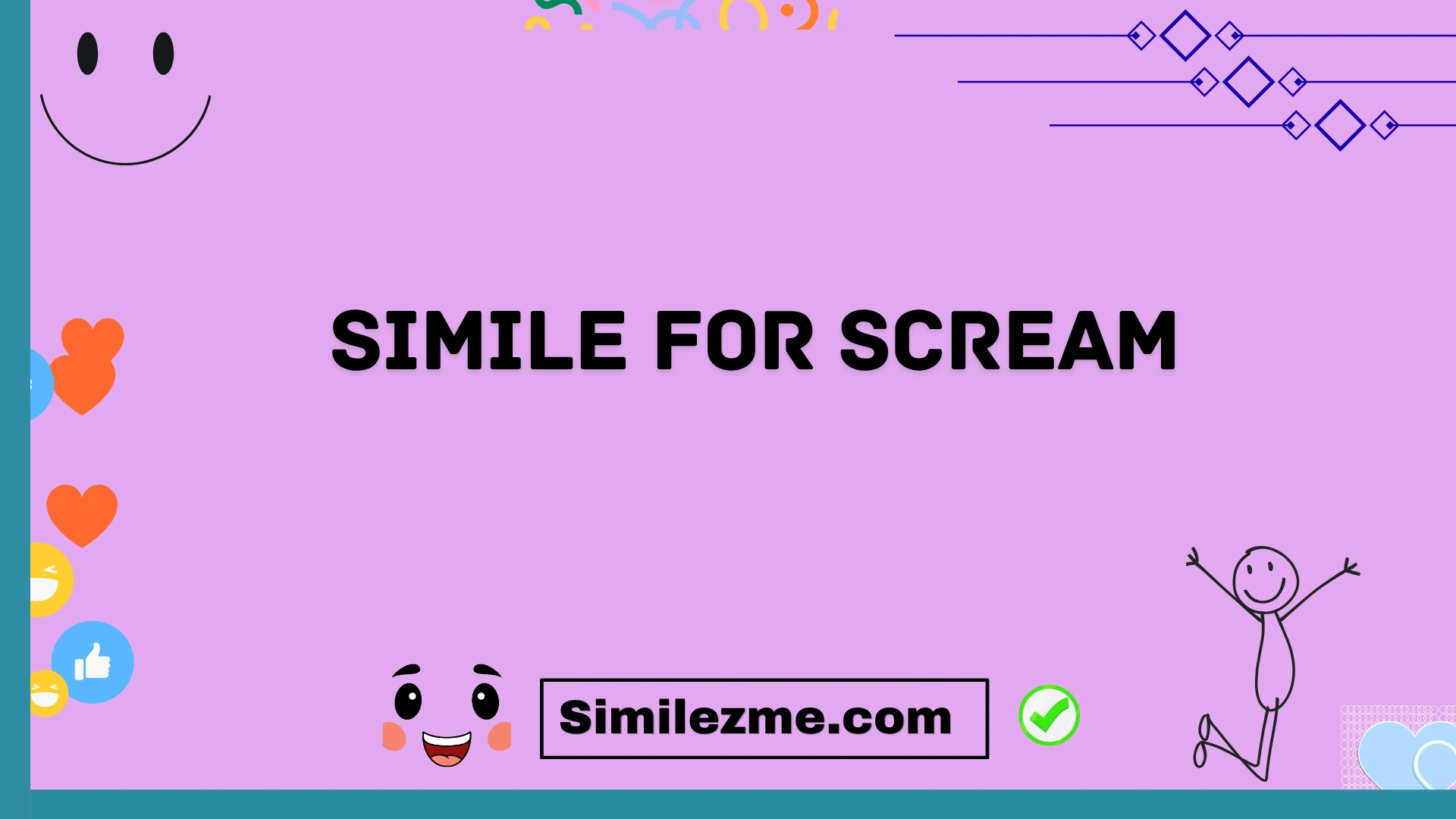 simile for scream