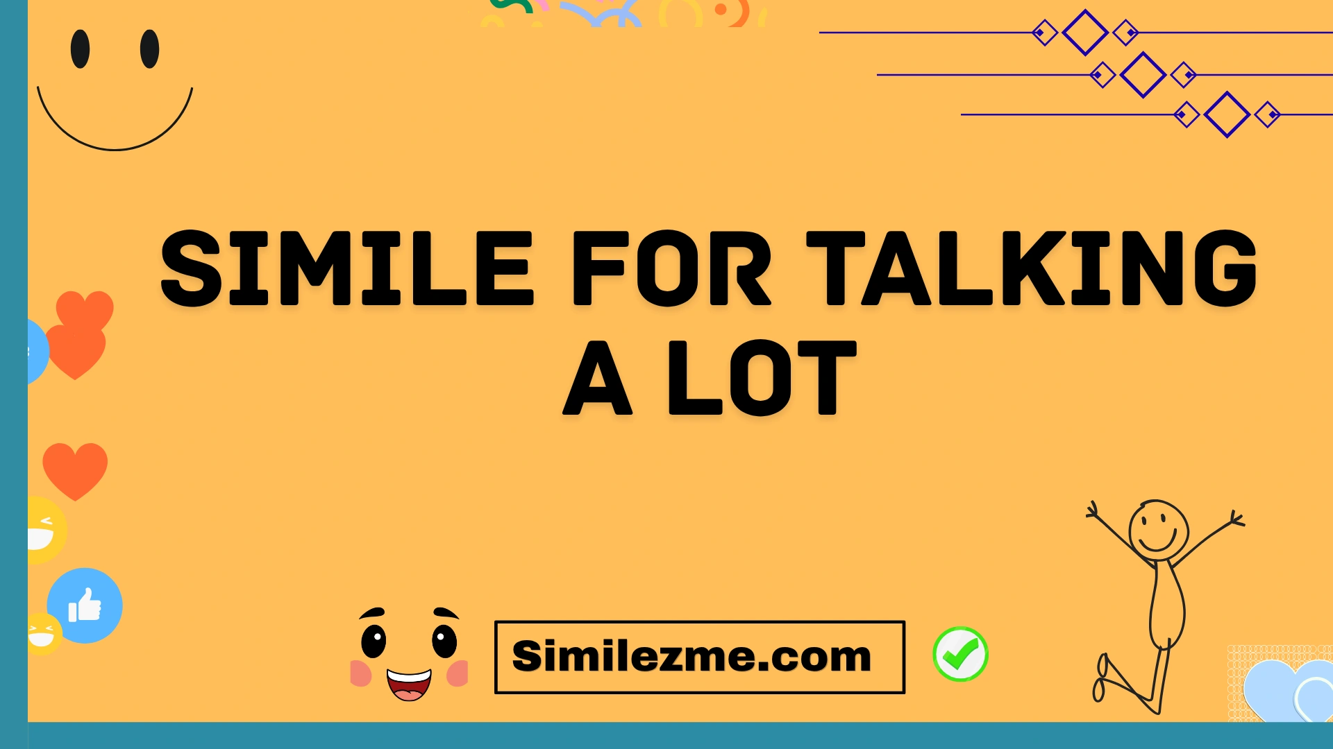 simile for talking a lot