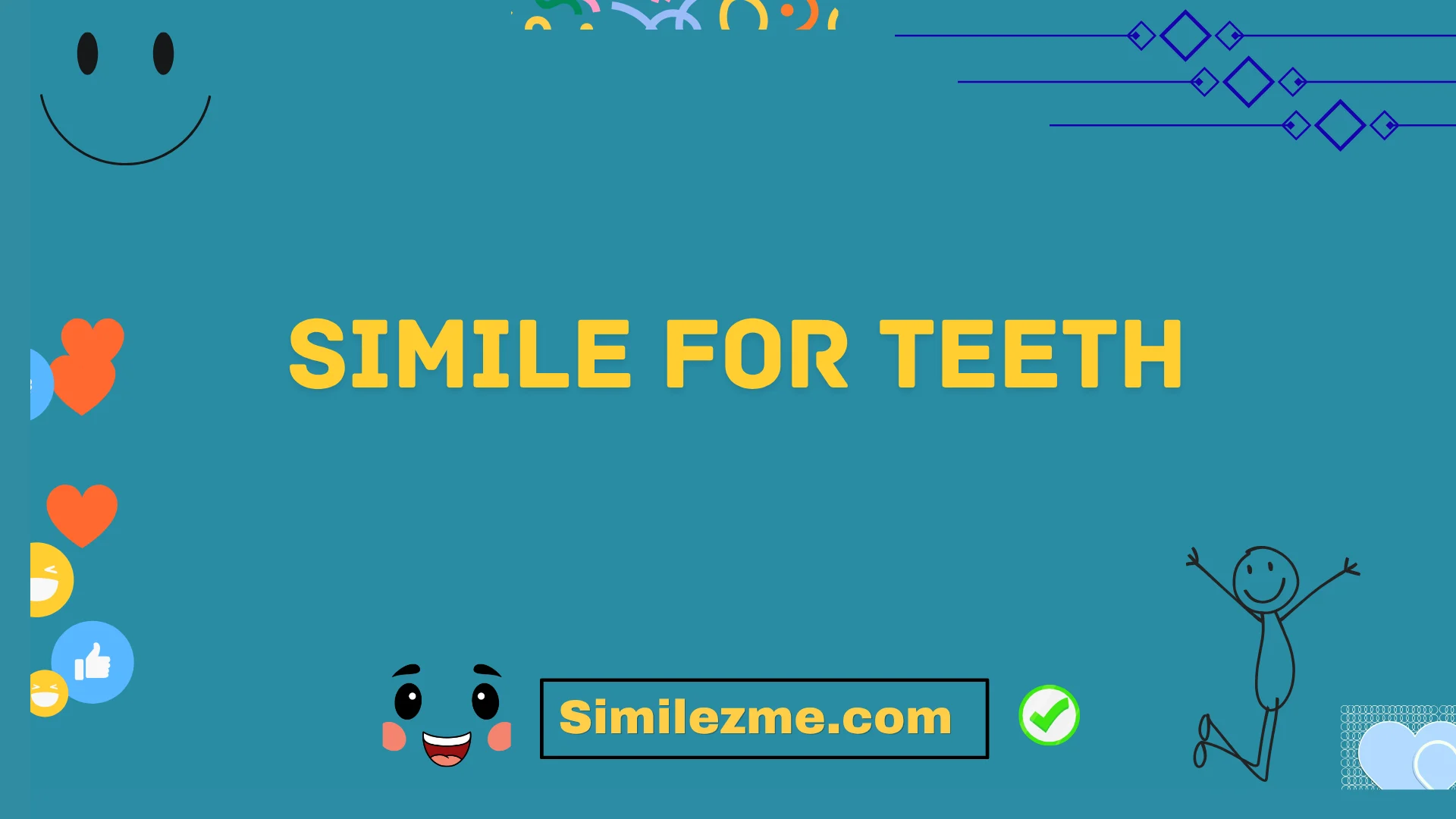 simile for teeth
