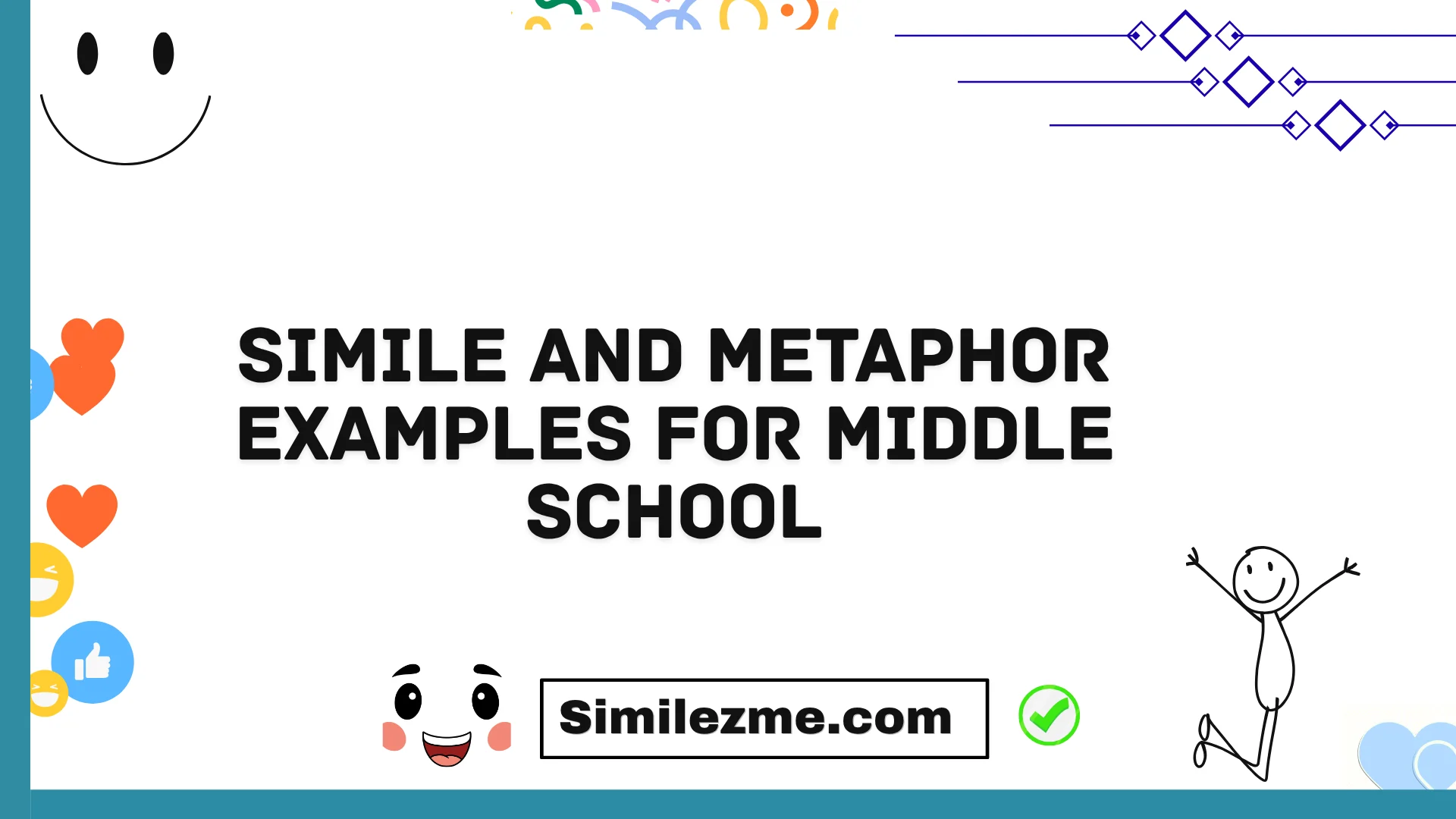 simile and metaphor examples for middle school