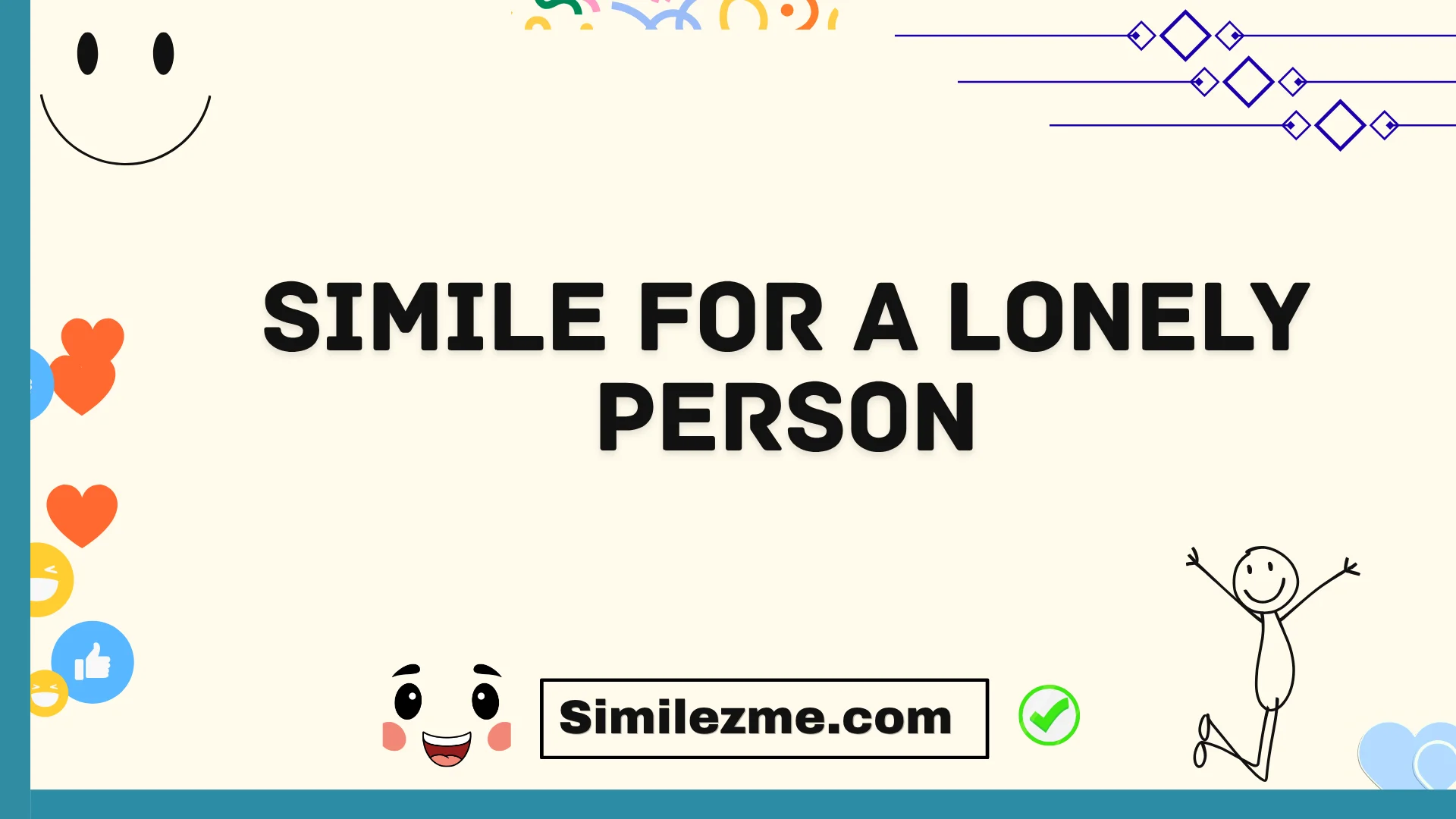 simile for a lonely person