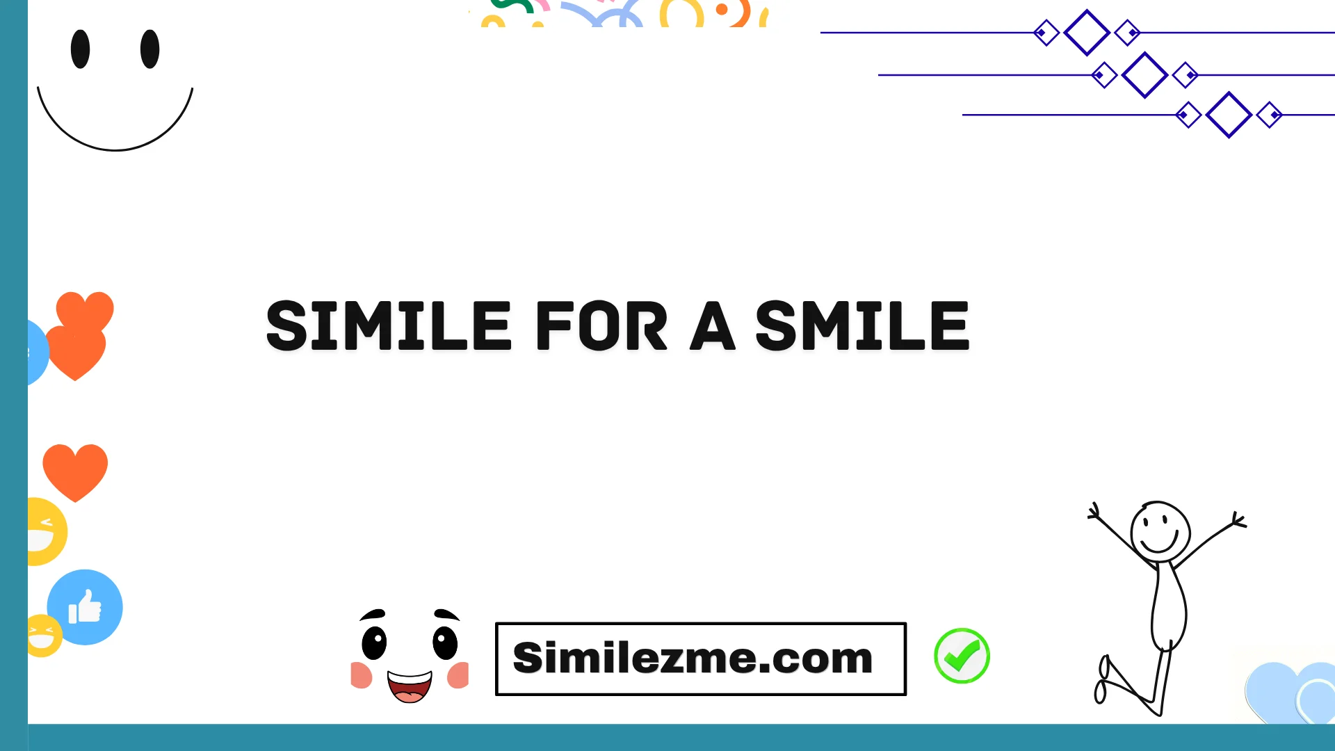 simile for a smile