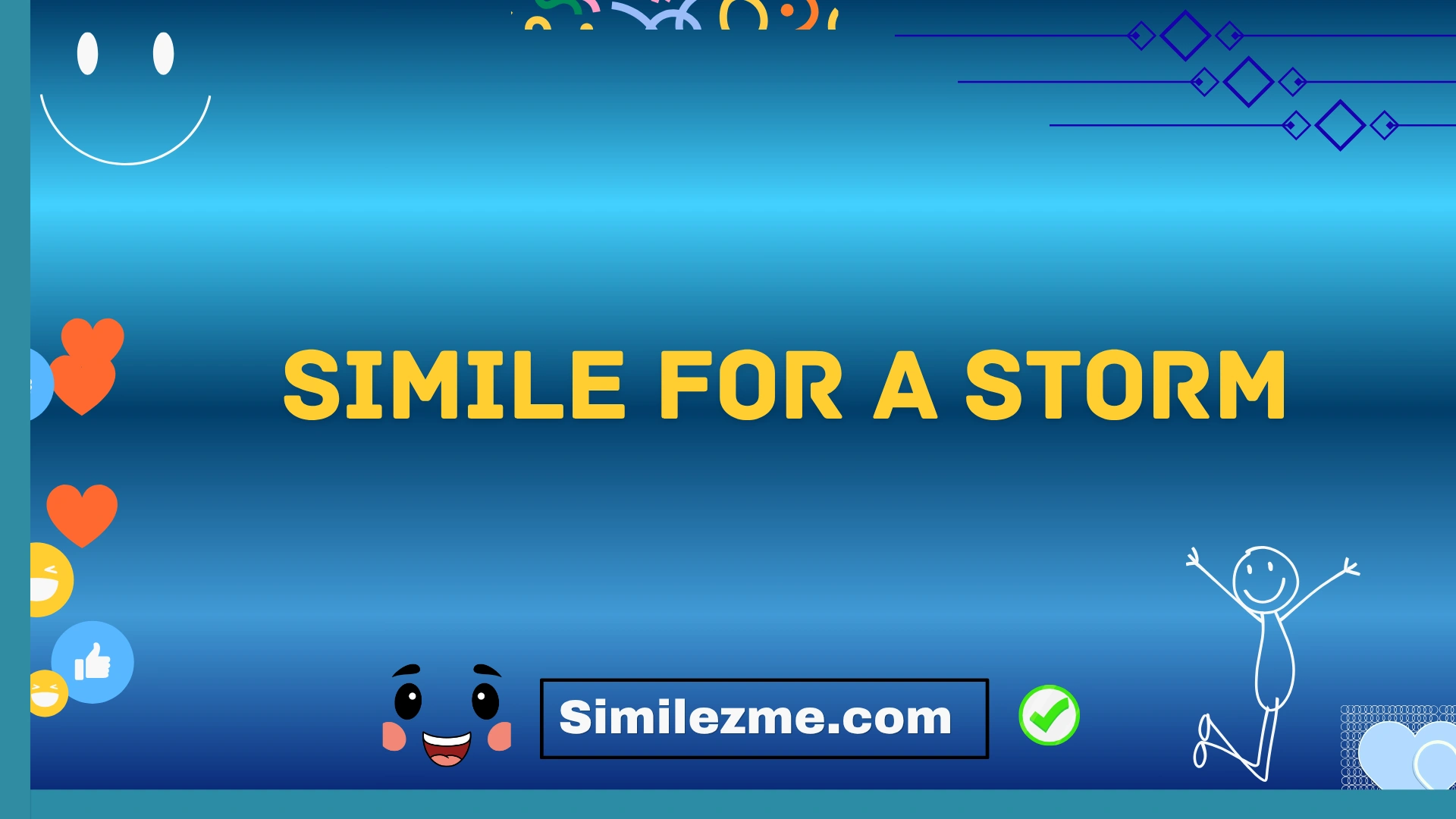 simile for a storm