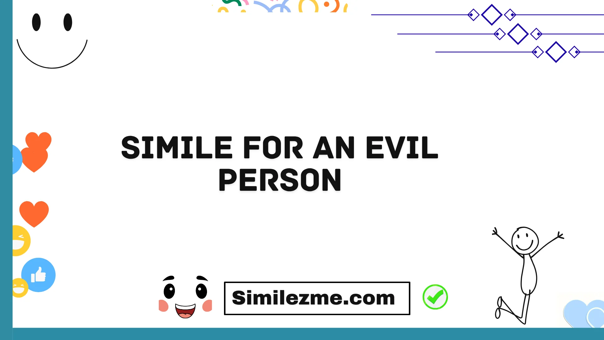 simile for an evil person
