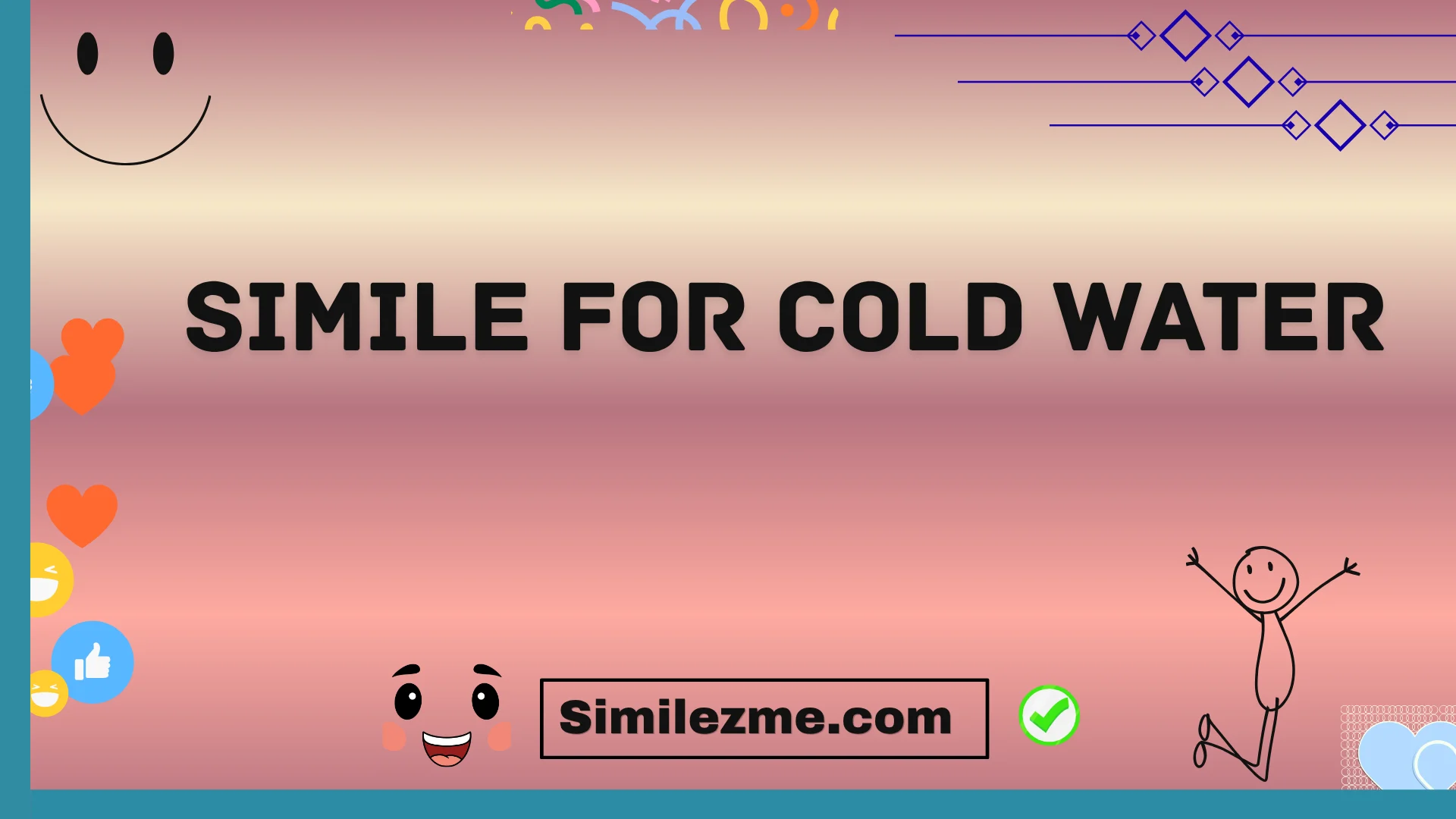 simile for cold water
