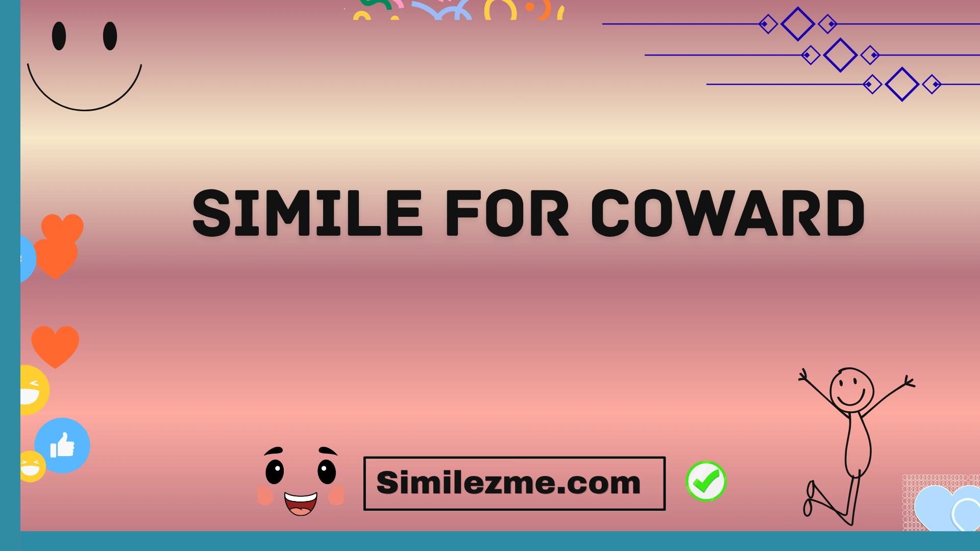 simile for coward
