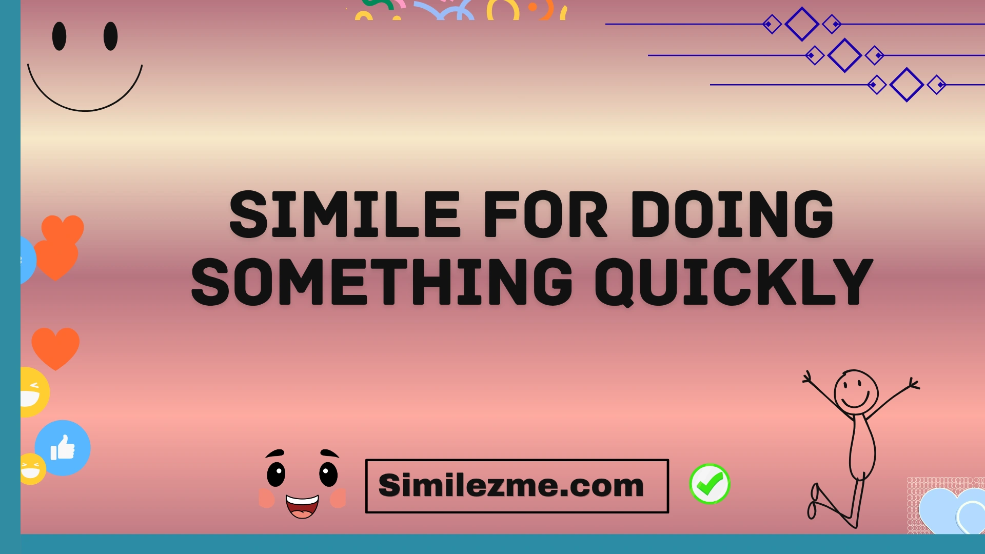 simile for doing something quickly