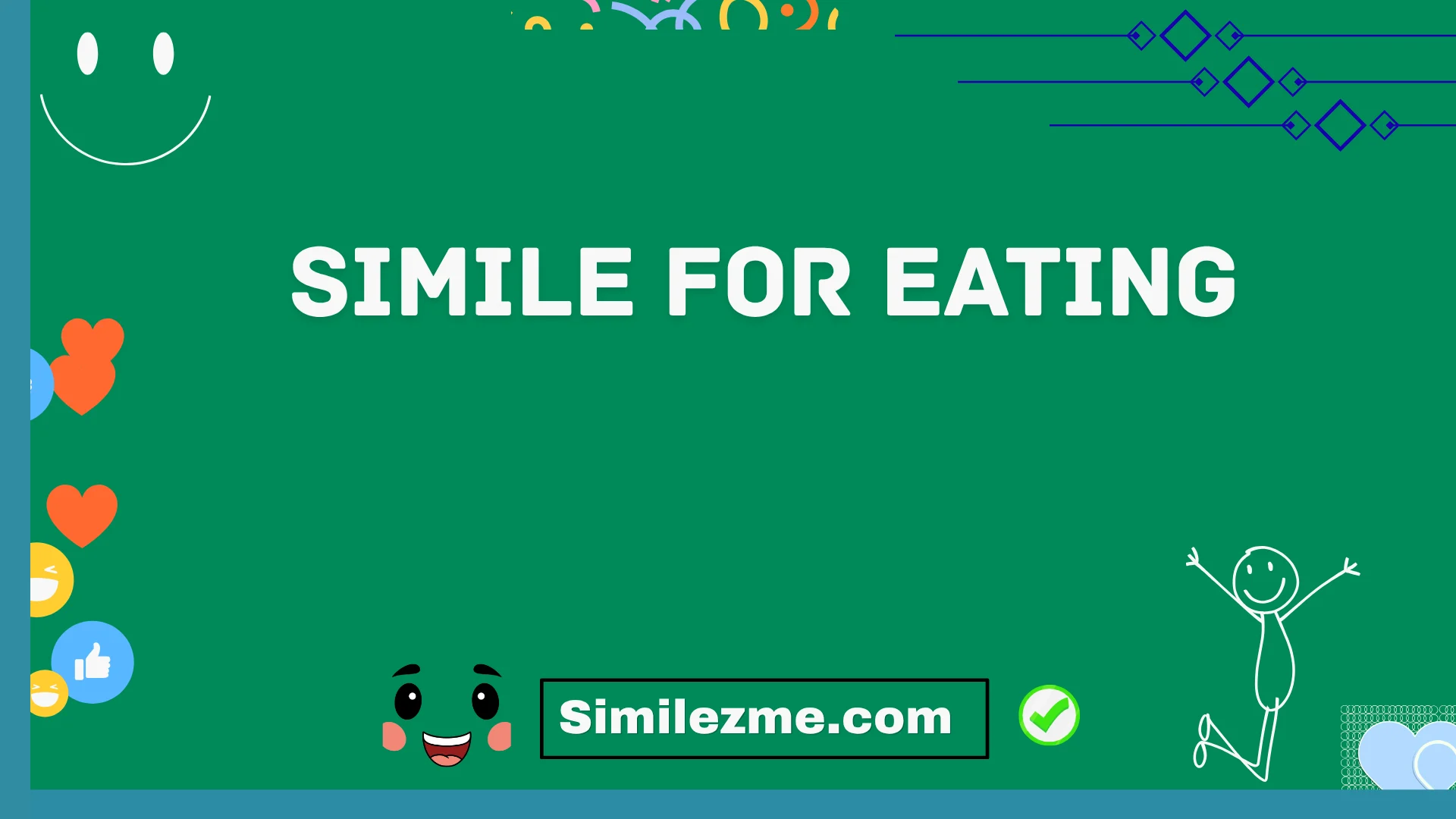 simile for eating