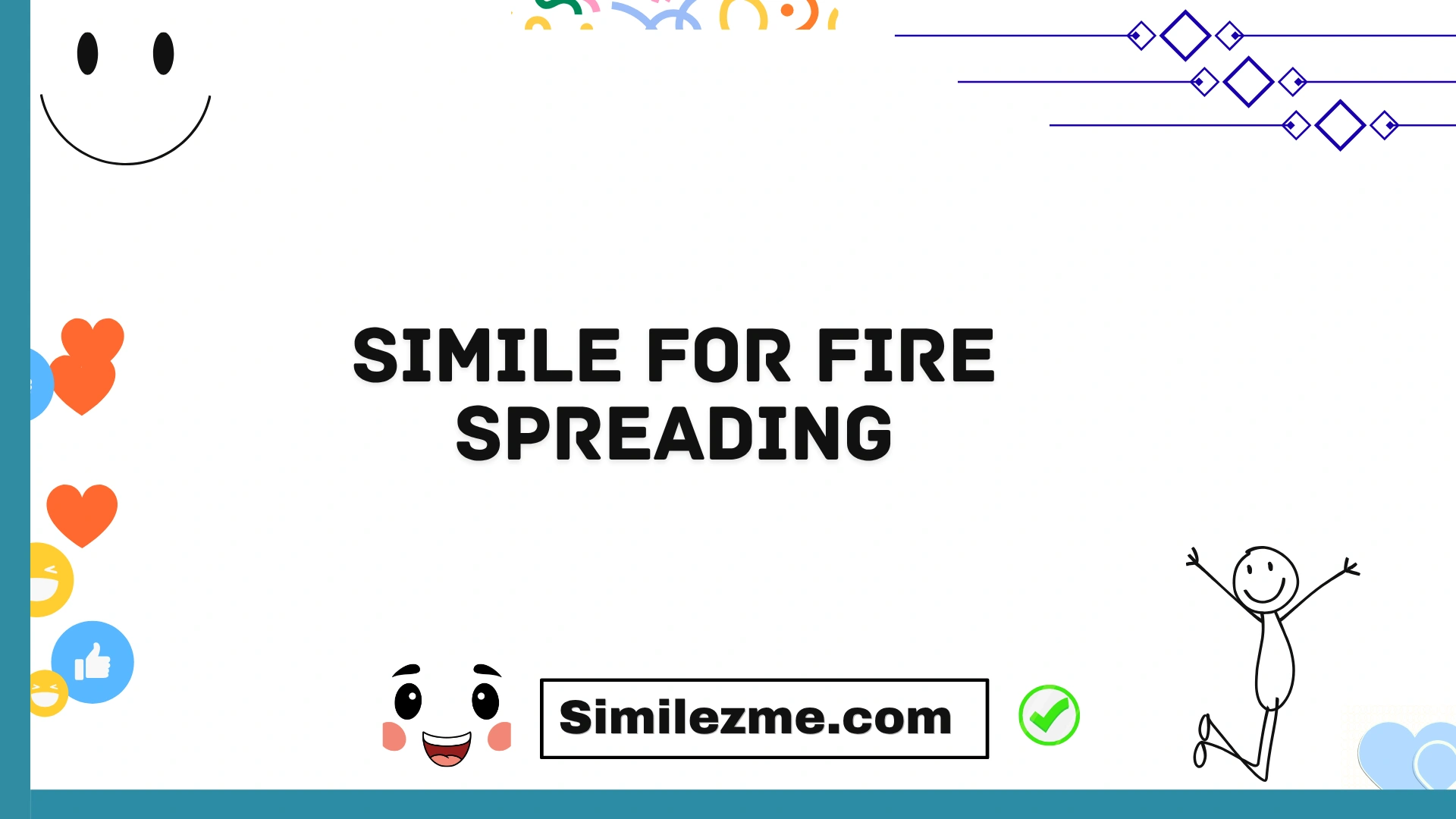 simile for fire spreading