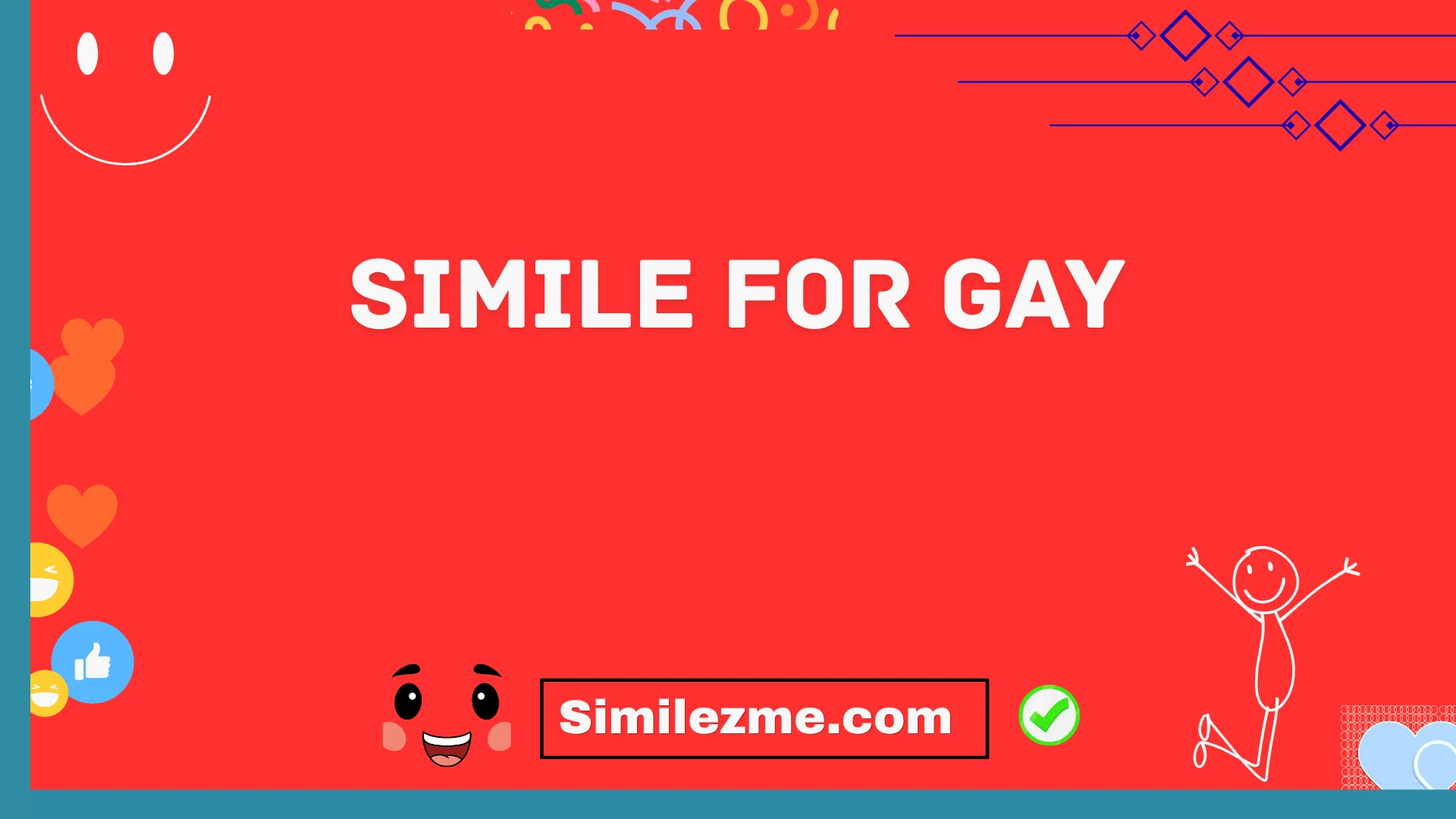 simile for gay