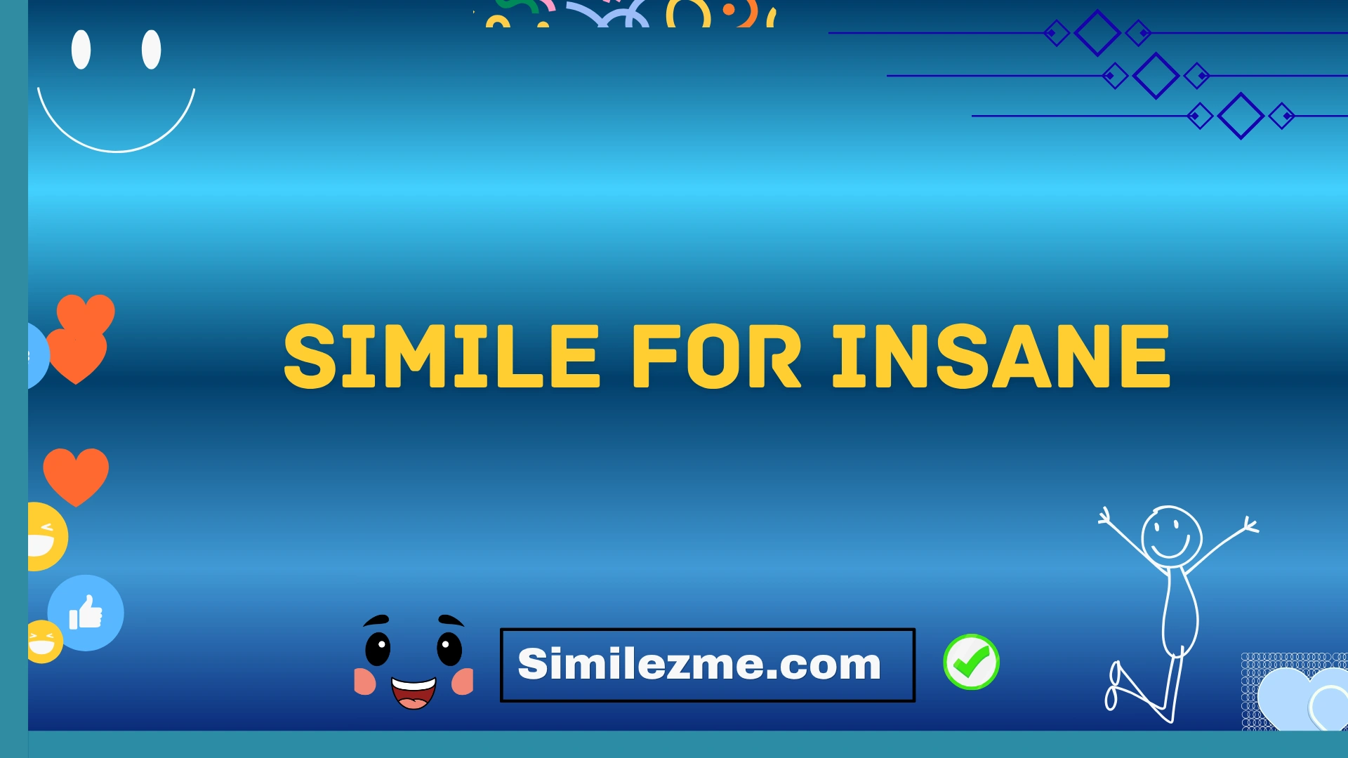 simile for insane