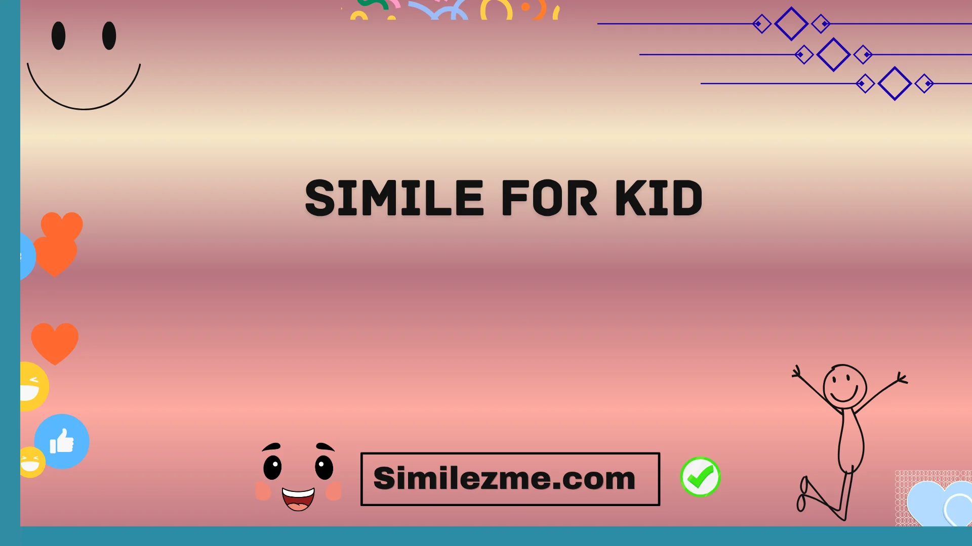simile for kid