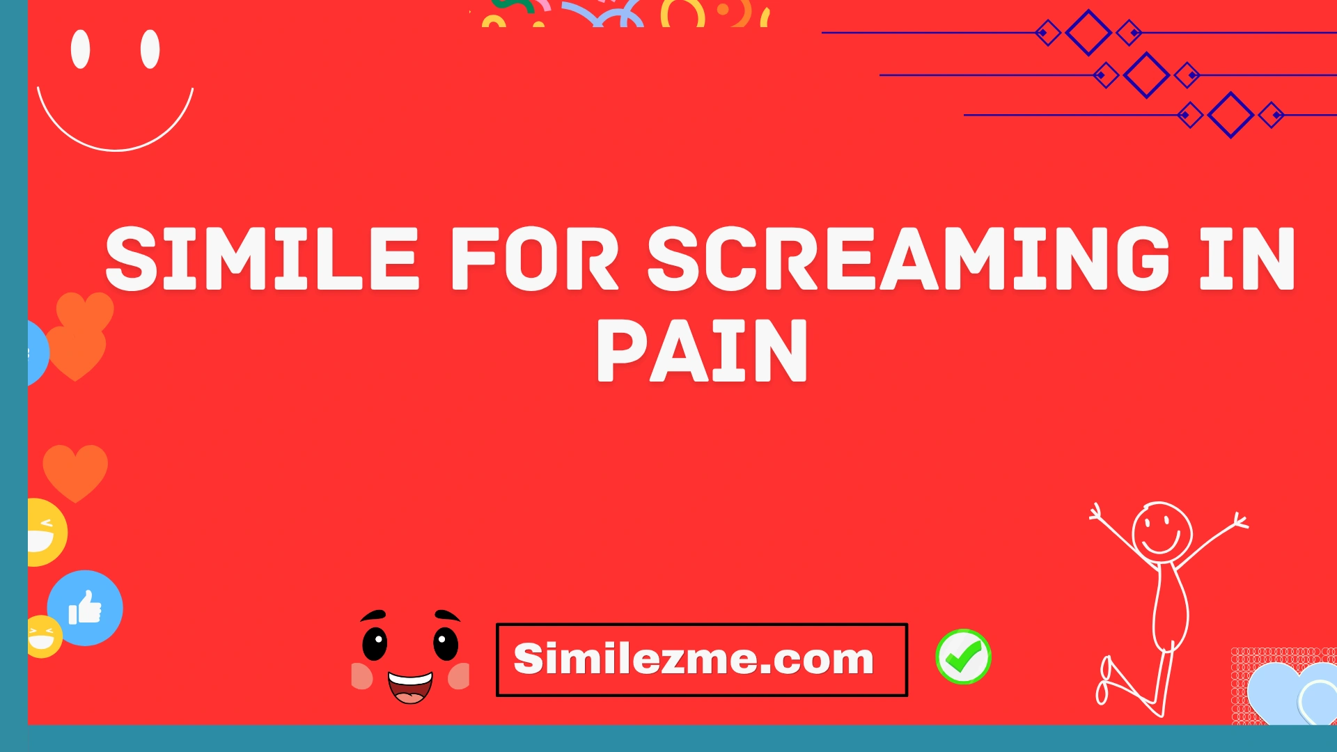 simile for screaming in pain