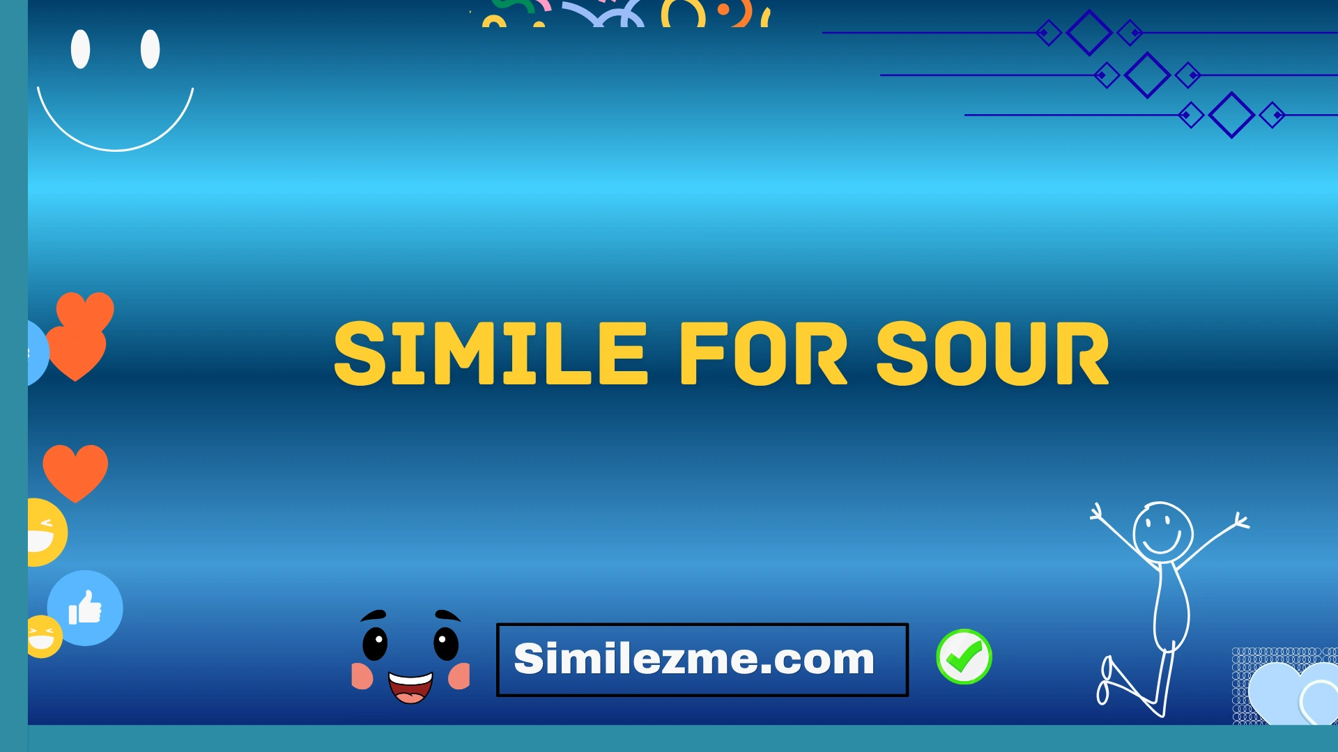 simile for sour