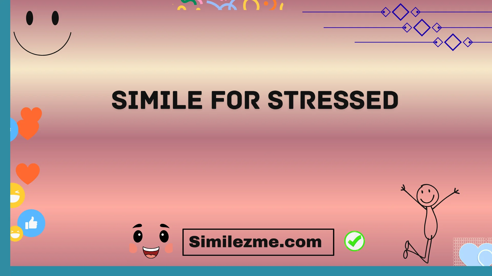 simile for stressed