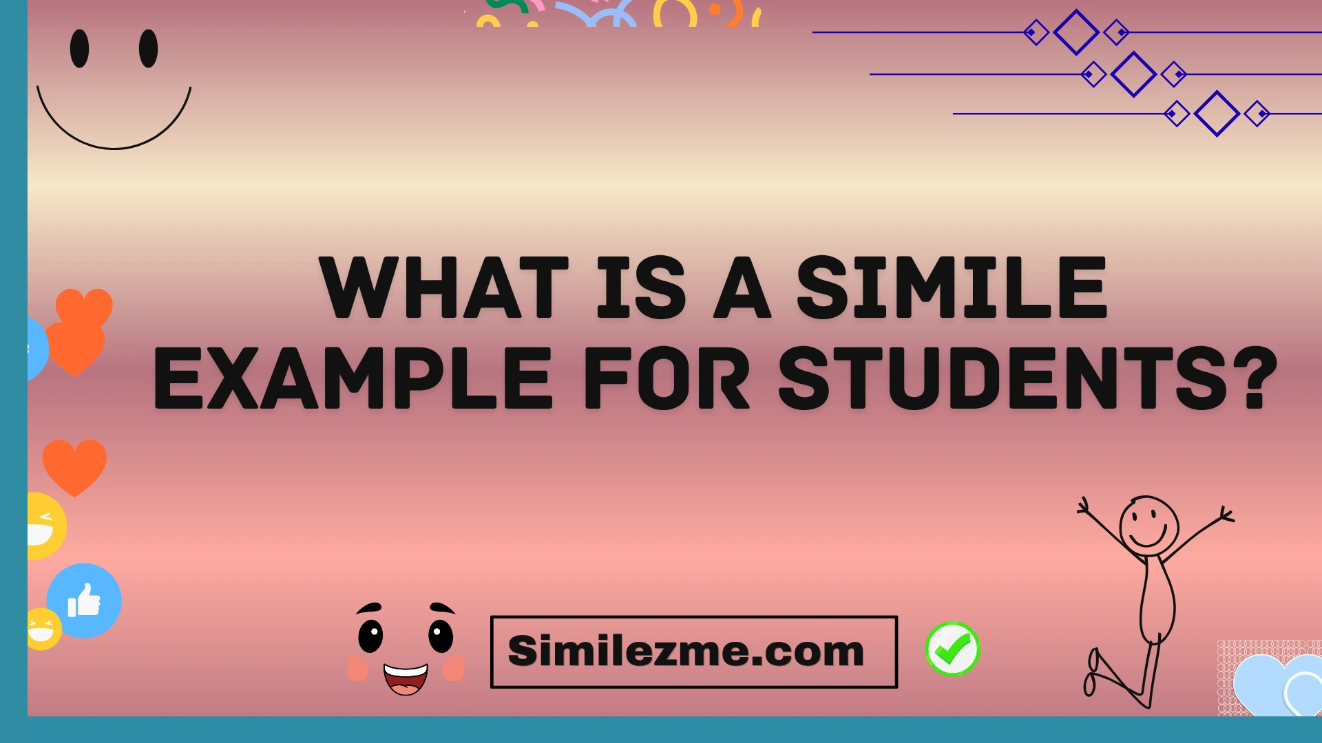 what is a simile example for students?