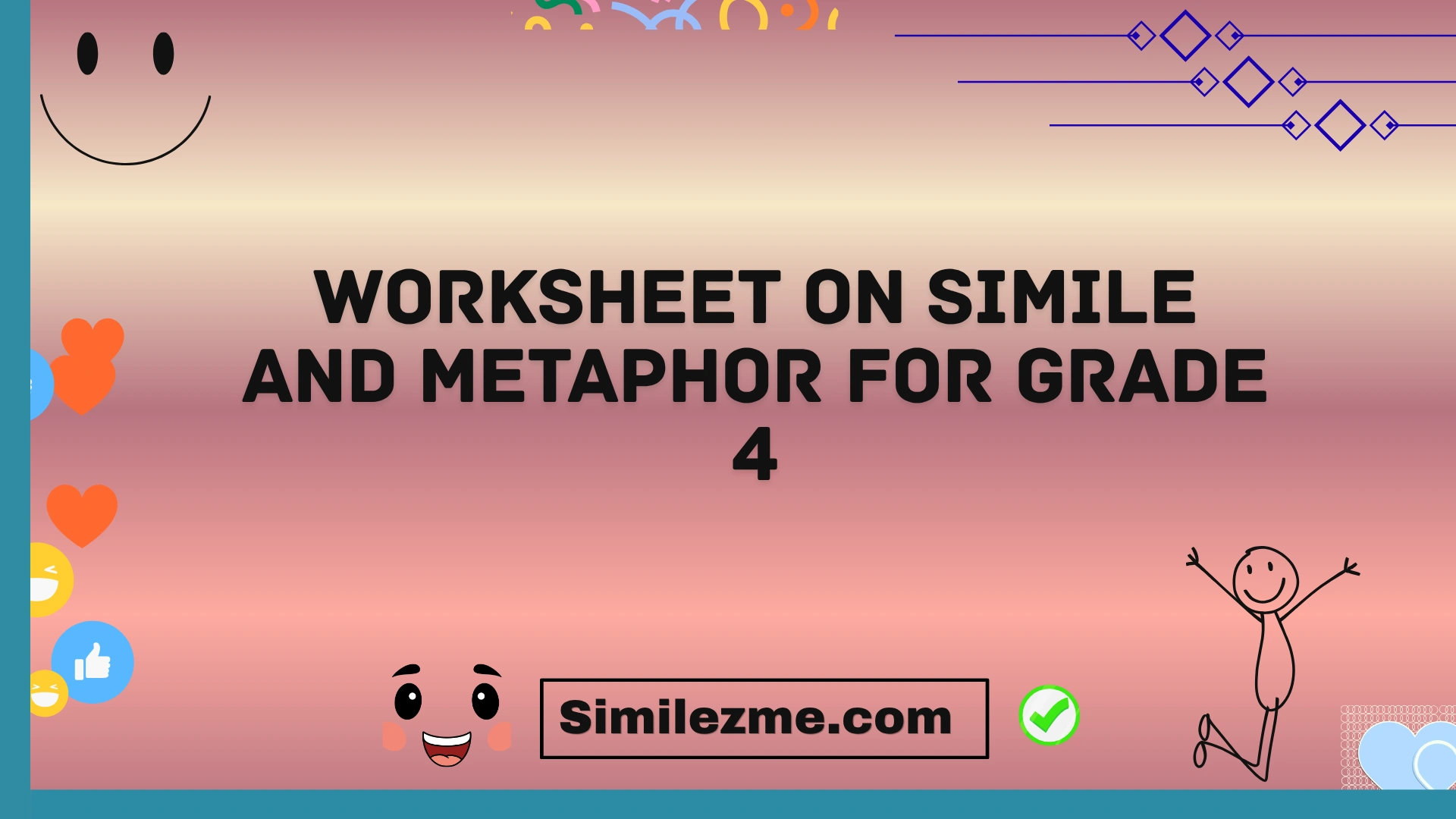 worksheet on simile and metaphor for grade 4