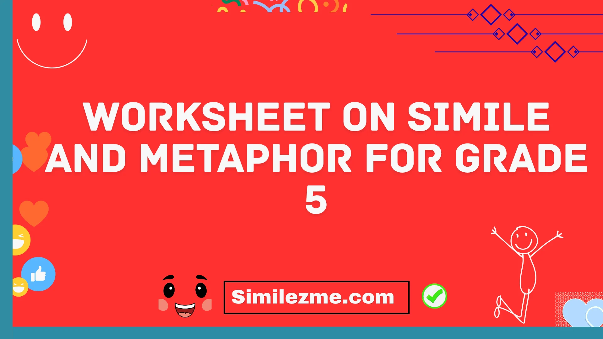 worksheet on simile and metaphor for grade 5