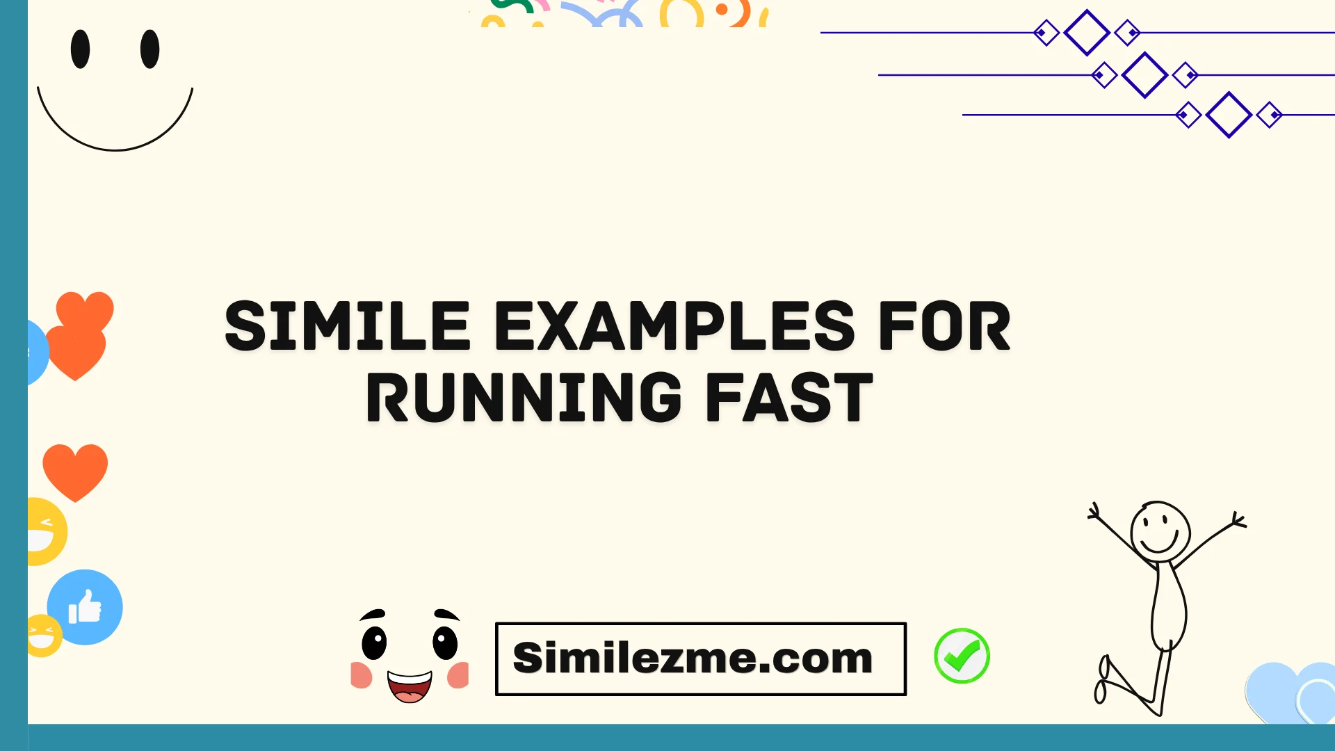 simile examples for running fast