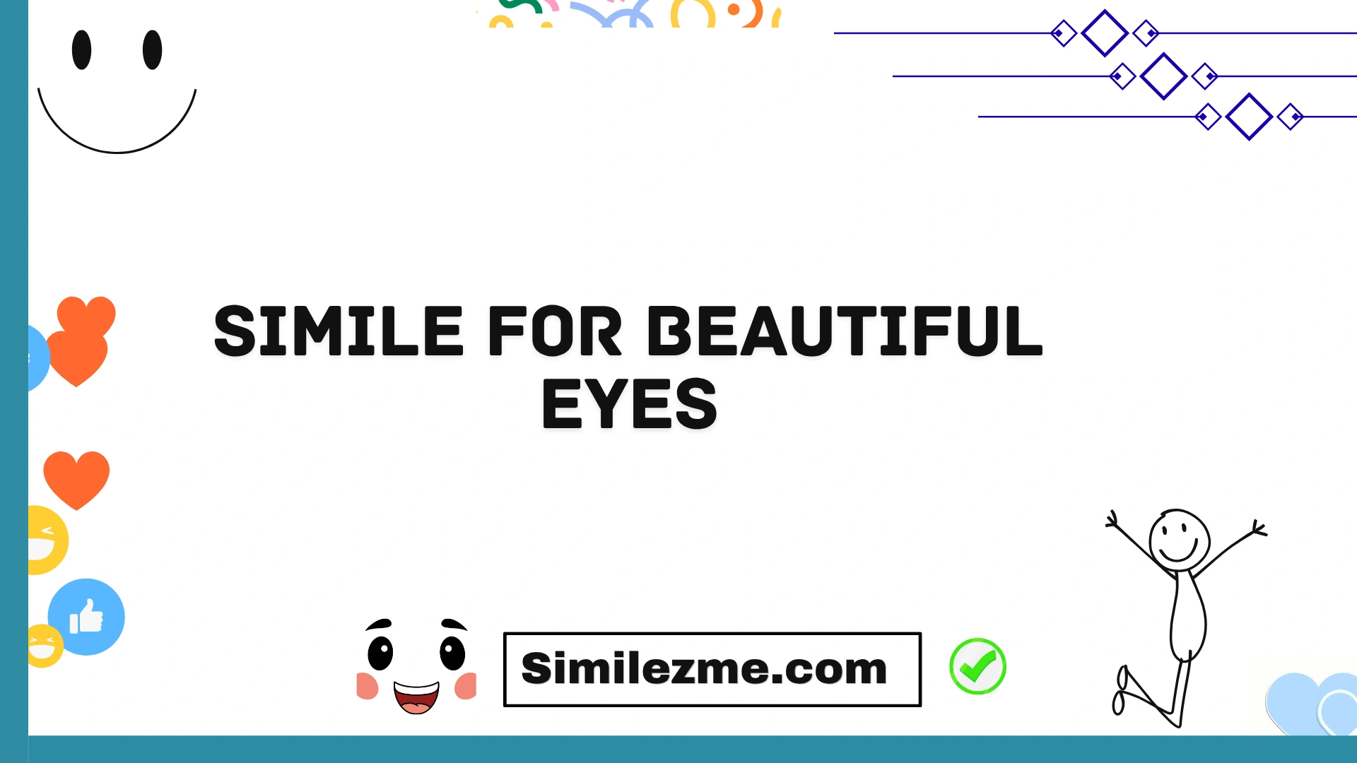 simile for beautiful eyes