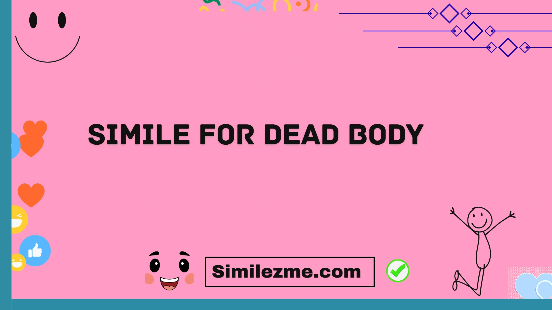 simile for dead body