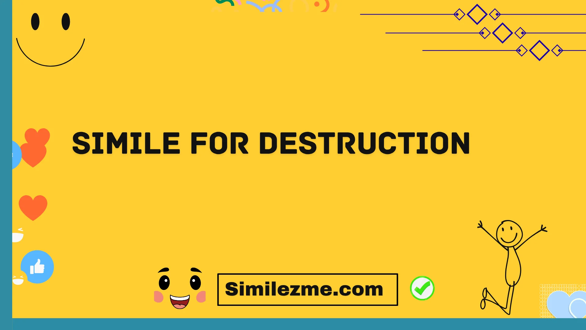 simile for destruction