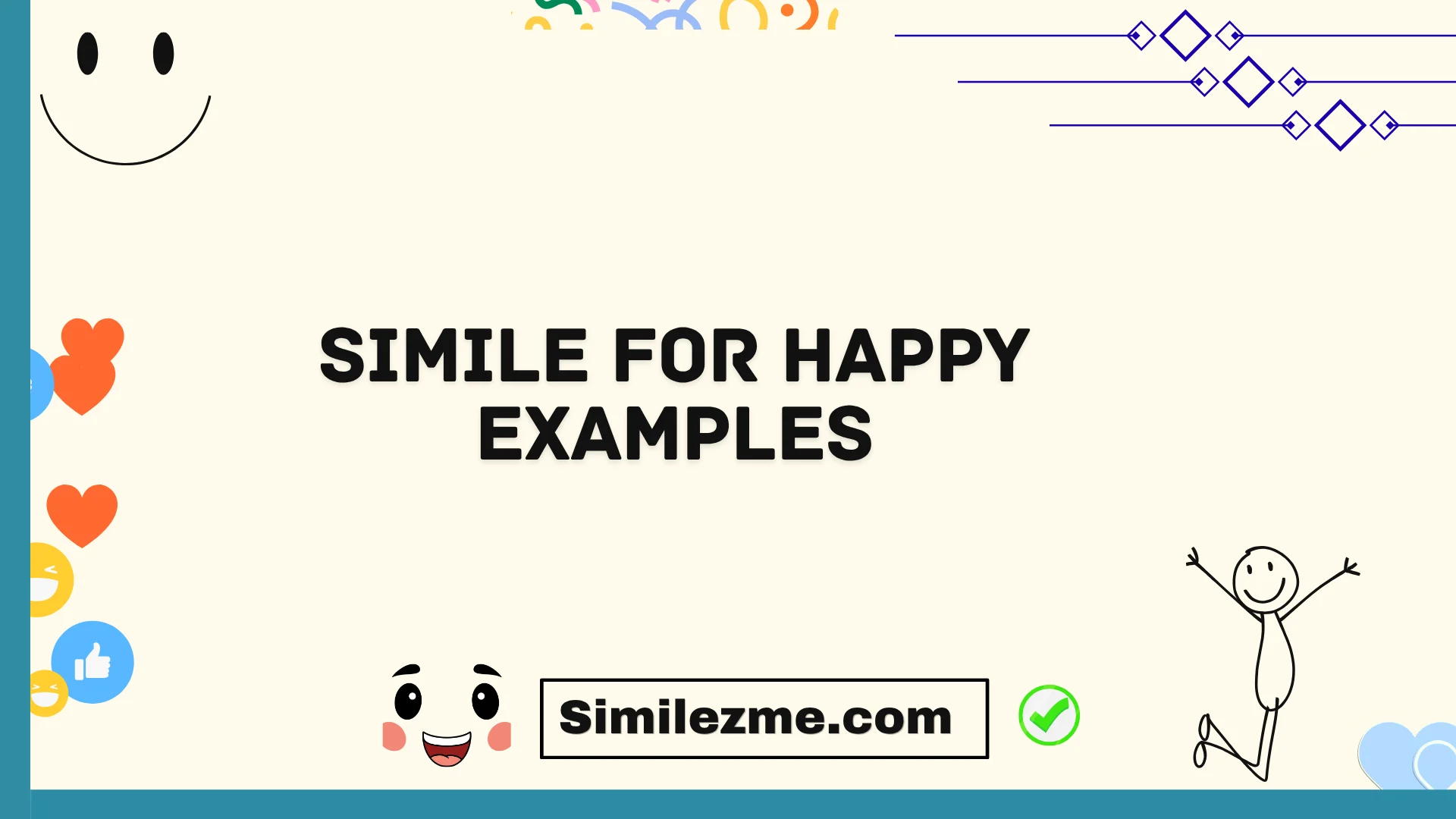 simile for happy examples