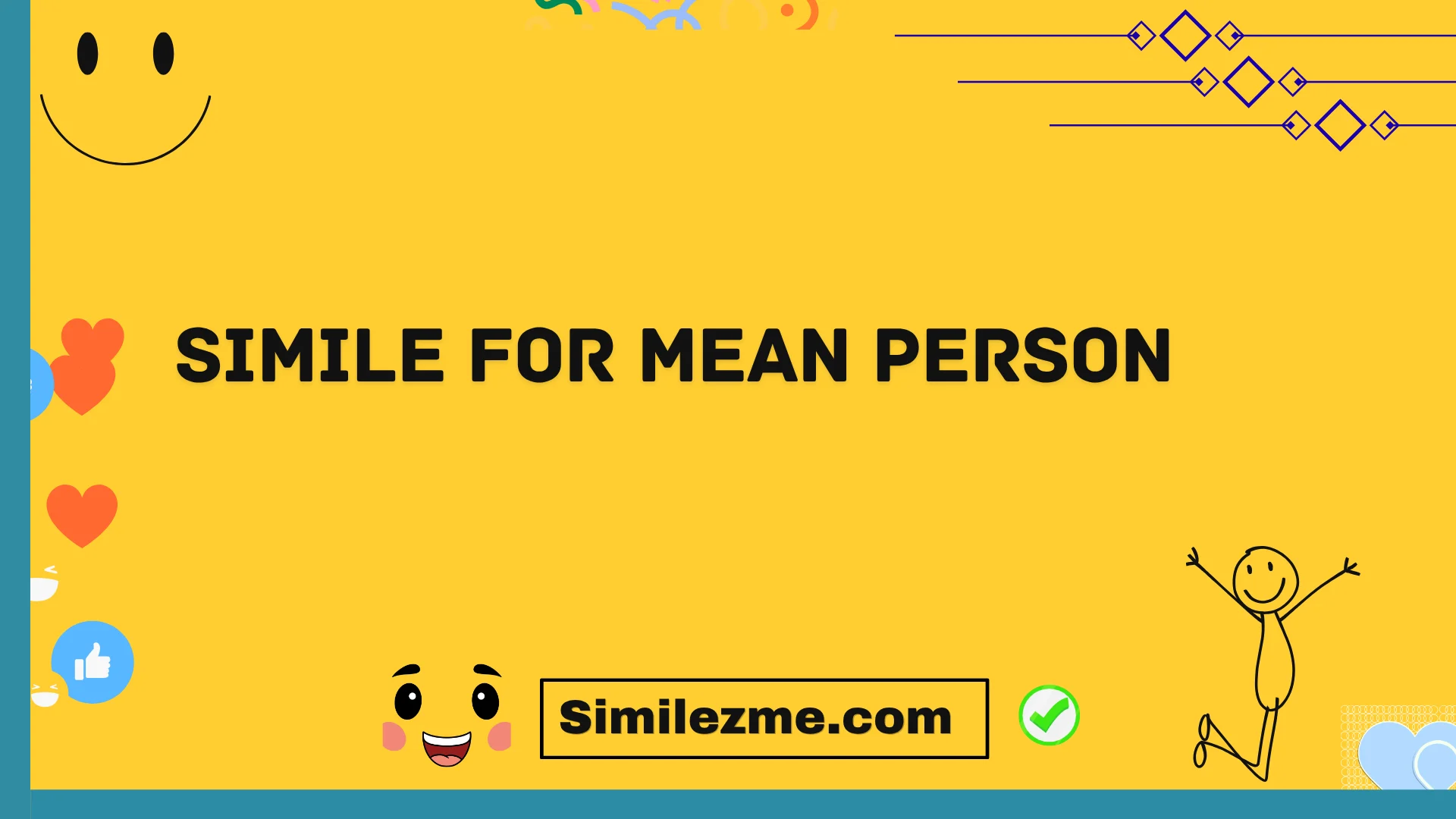 simile for mean person