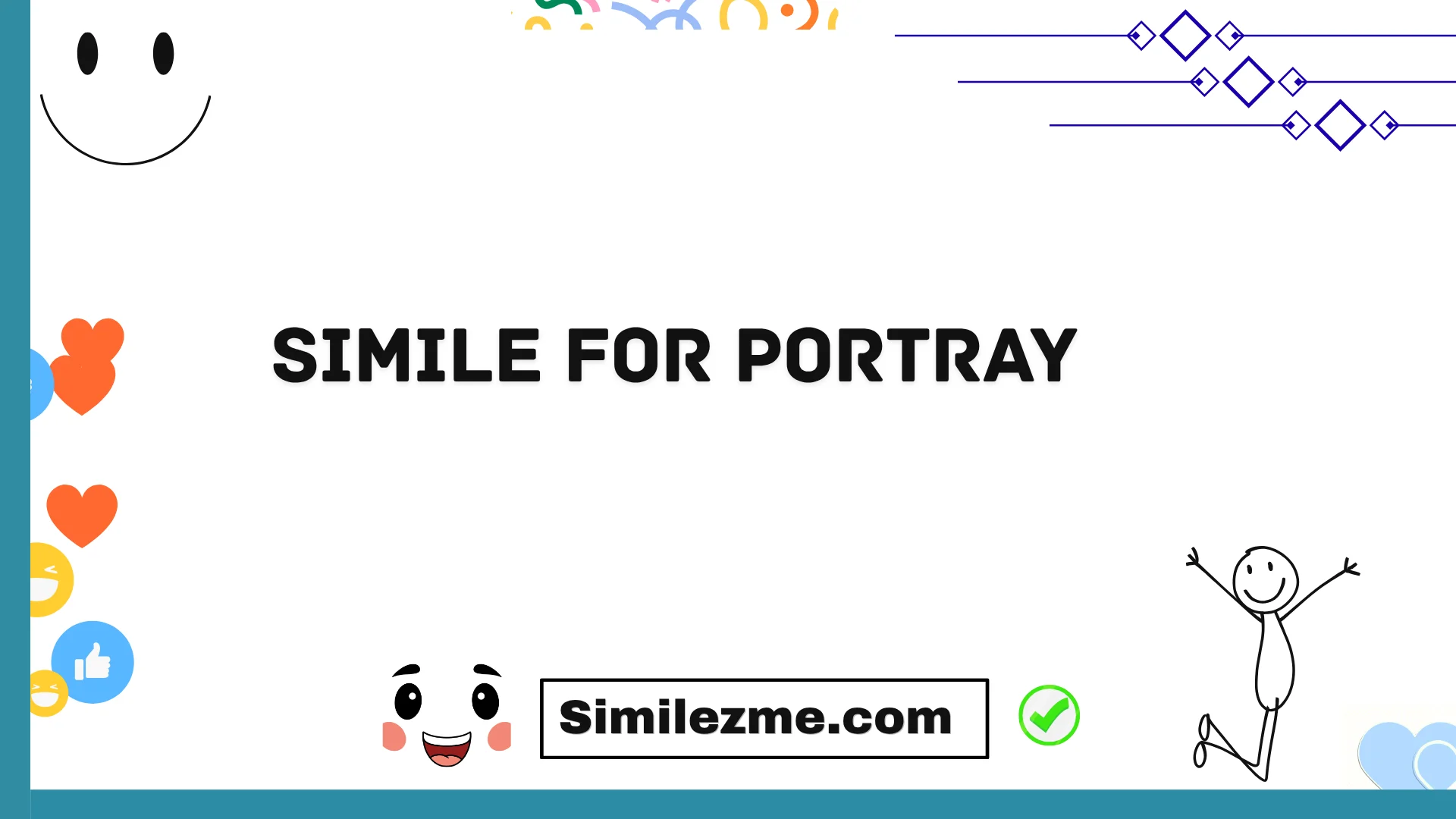 simile for portray