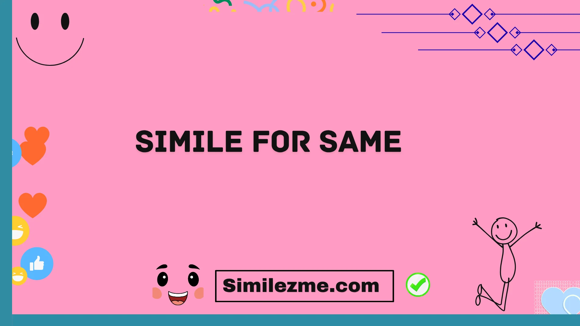 simile for same