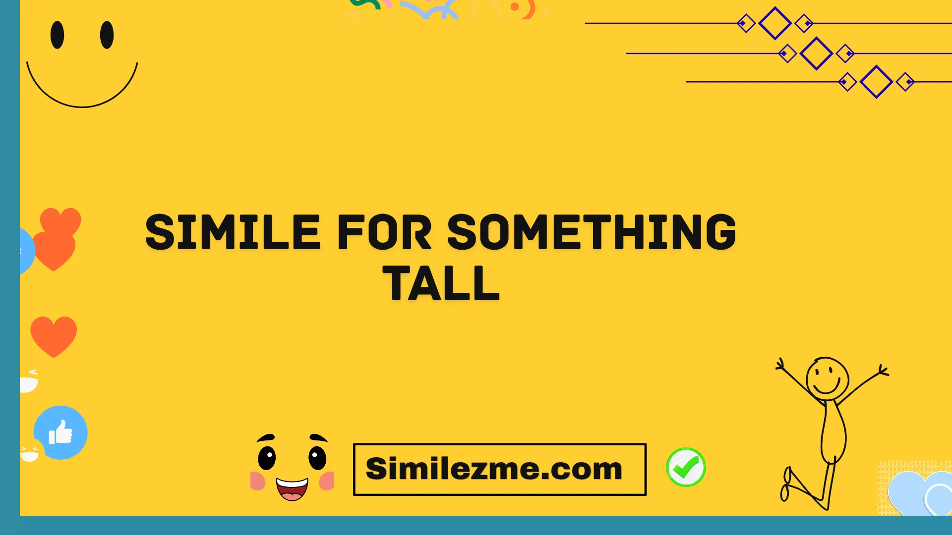 simile for something tall